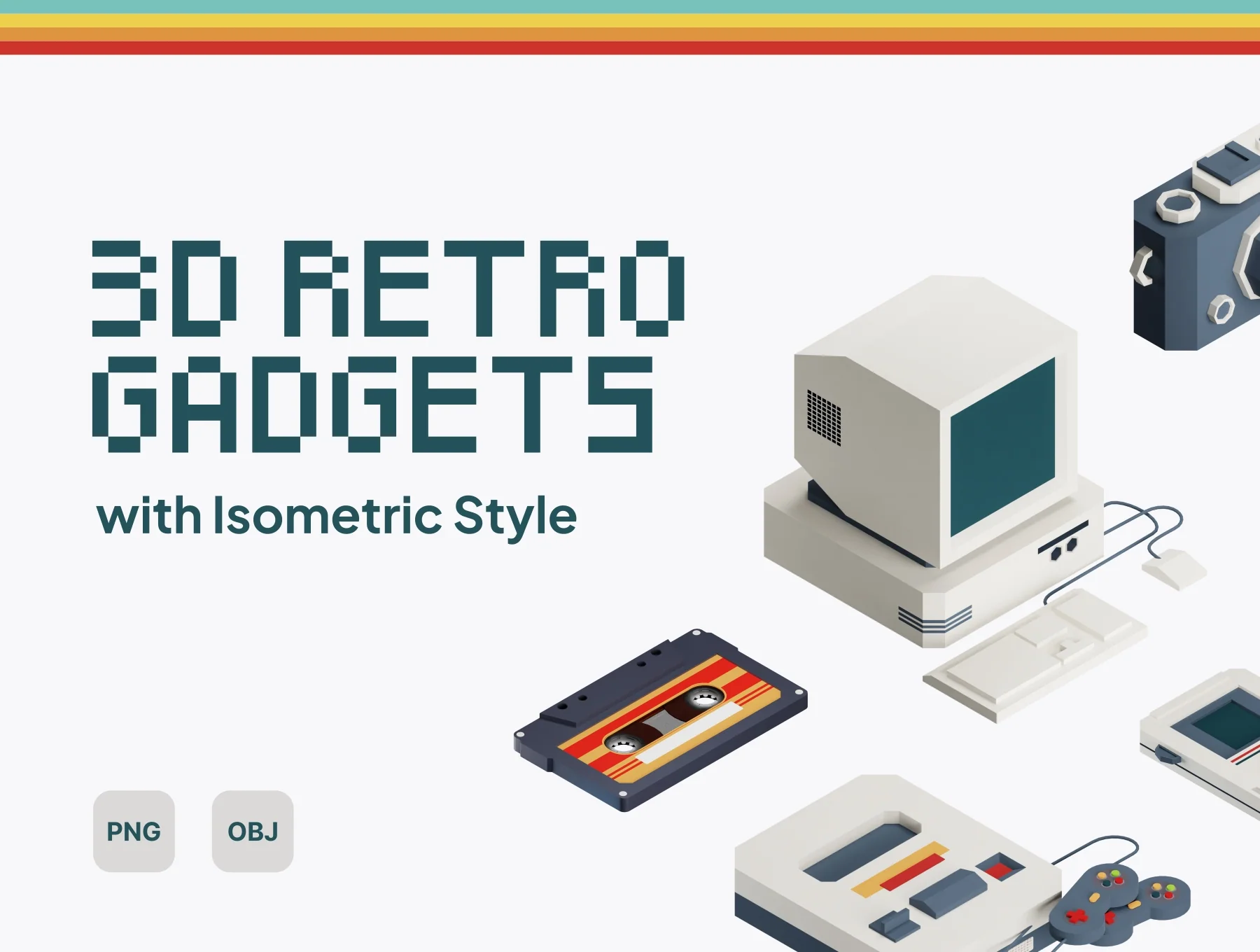3D Retro Gadgets