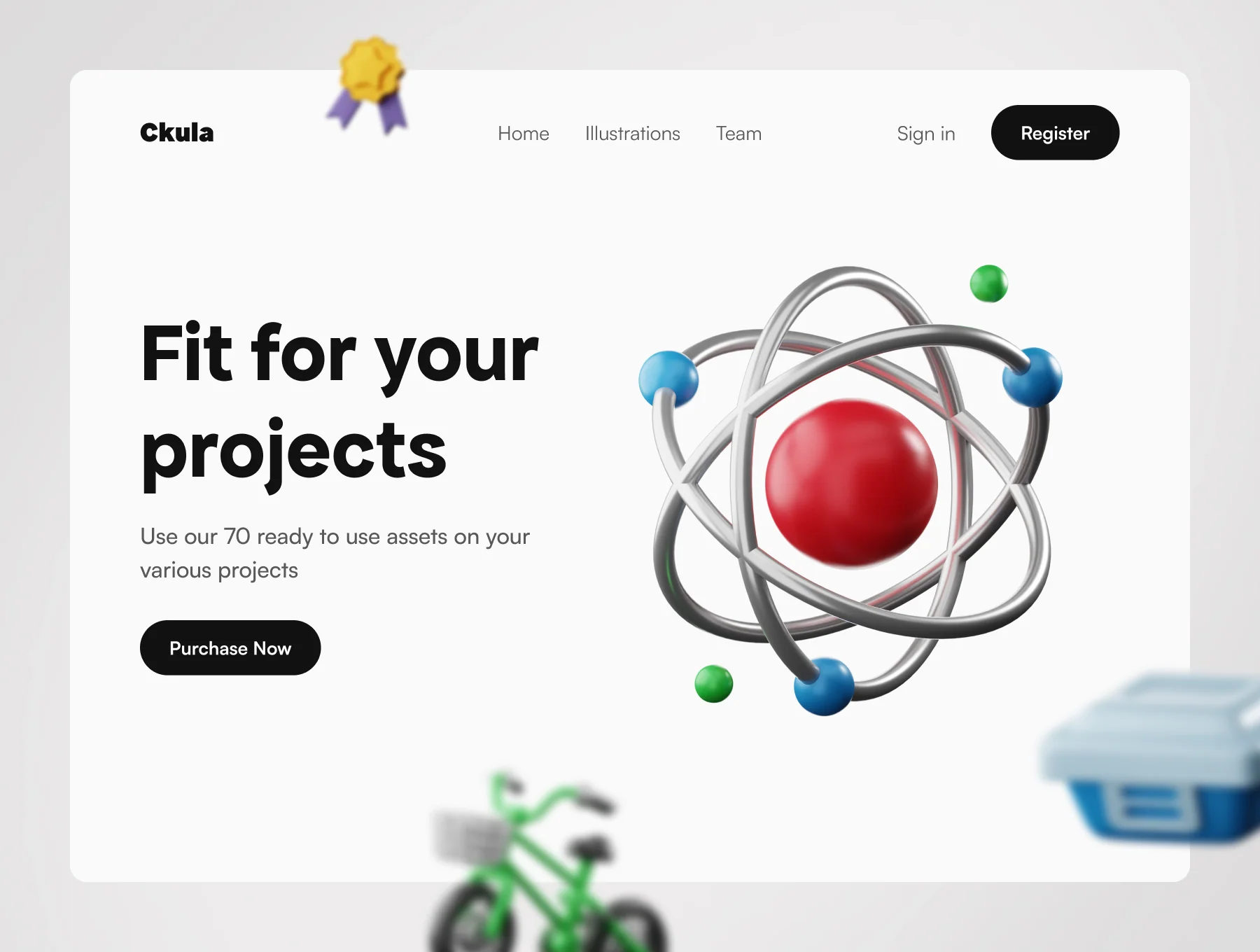 3D School Icons 4