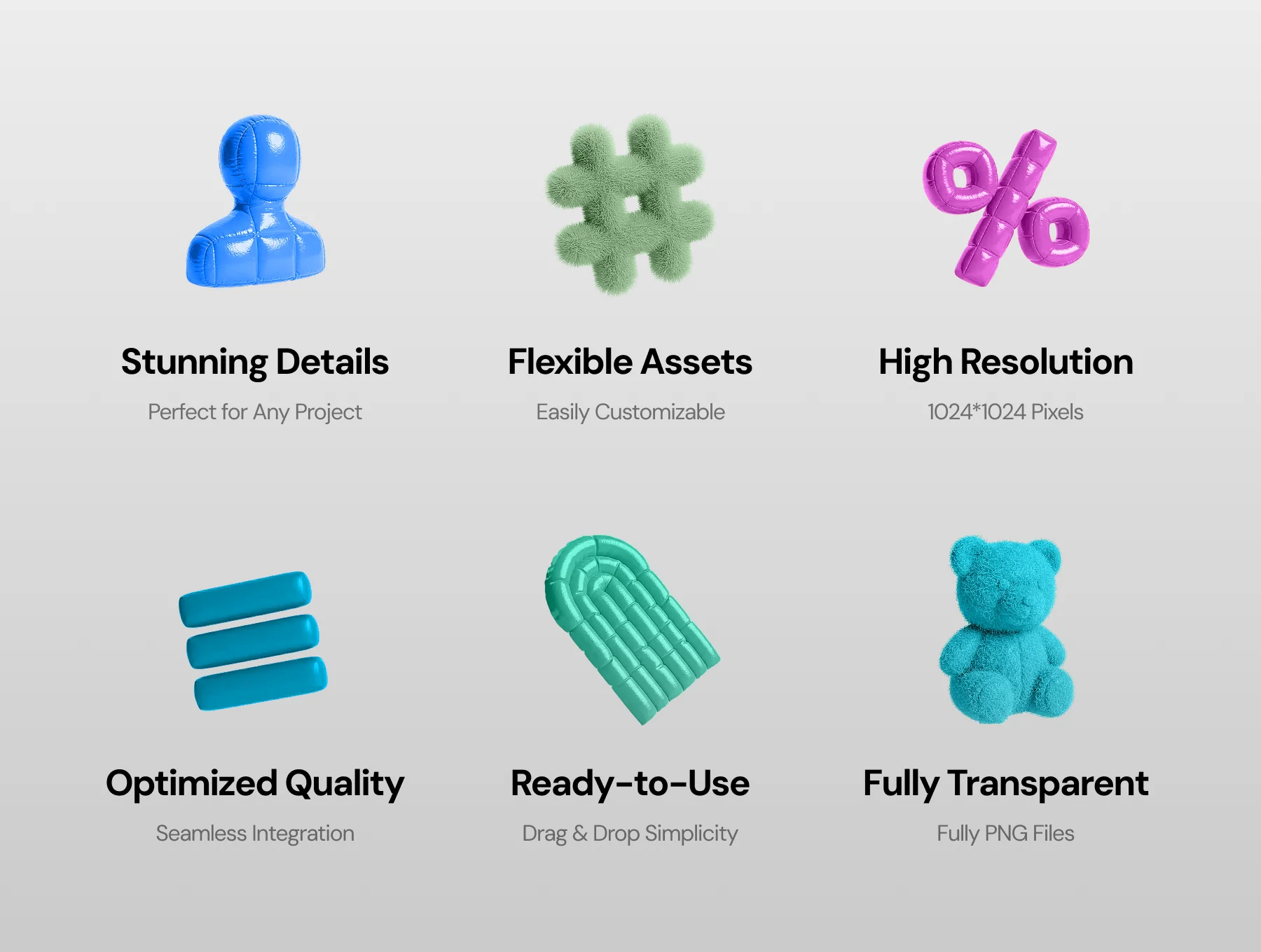 3D Shapes Premium Collection 4
