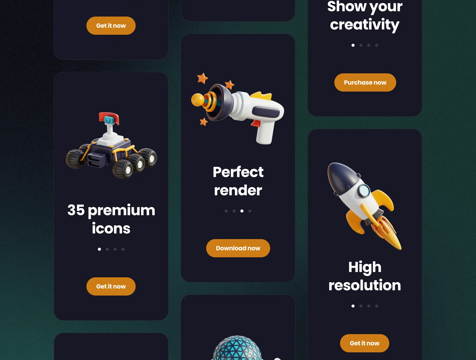 3D Space Icons 3