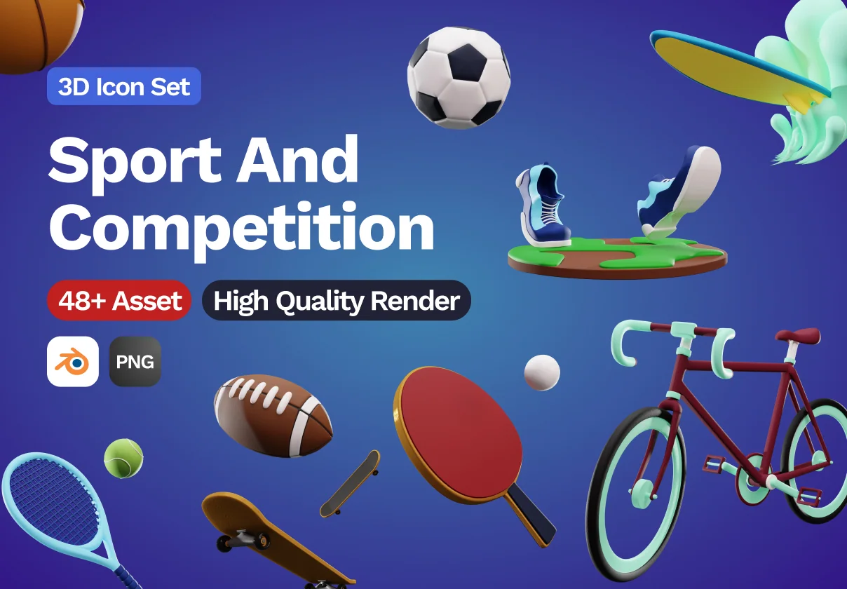 3D Sport And Competition Icon