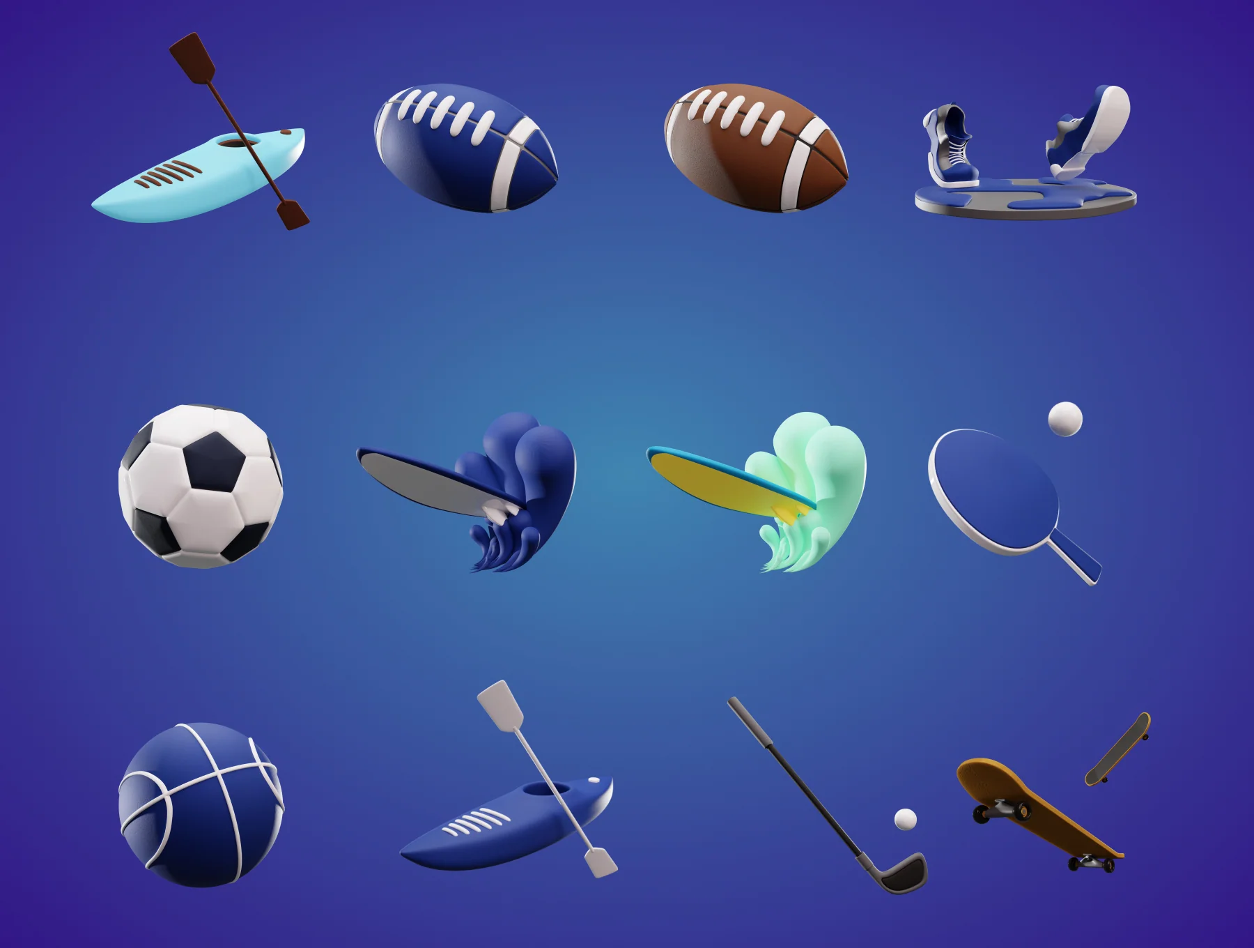 3D Sport And Competition Icon 7