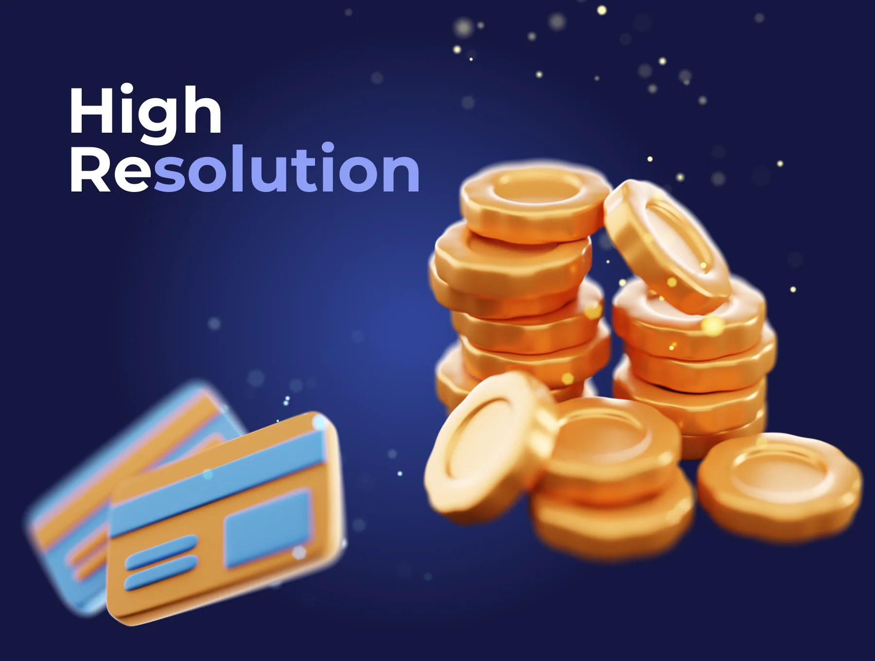 3D Stylized Finance pack 4