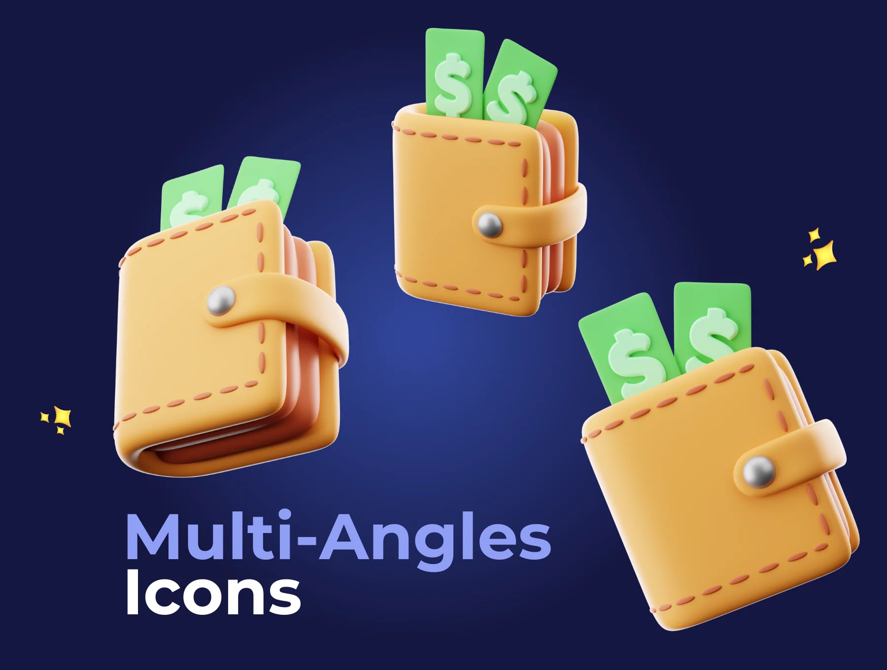 3D Stylized Finance pack 5