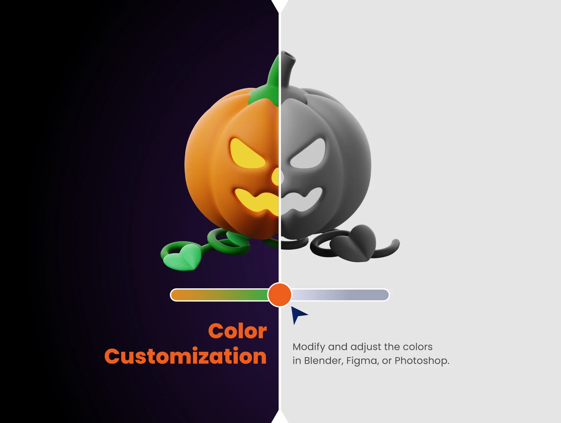 3D Trick-or-Treat Icons 2