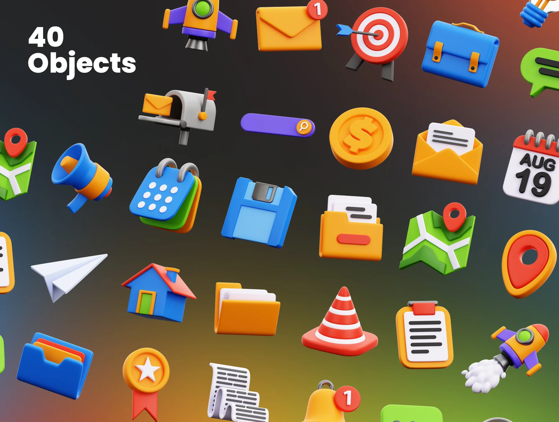 3D UI Kit Elements Part 2 5