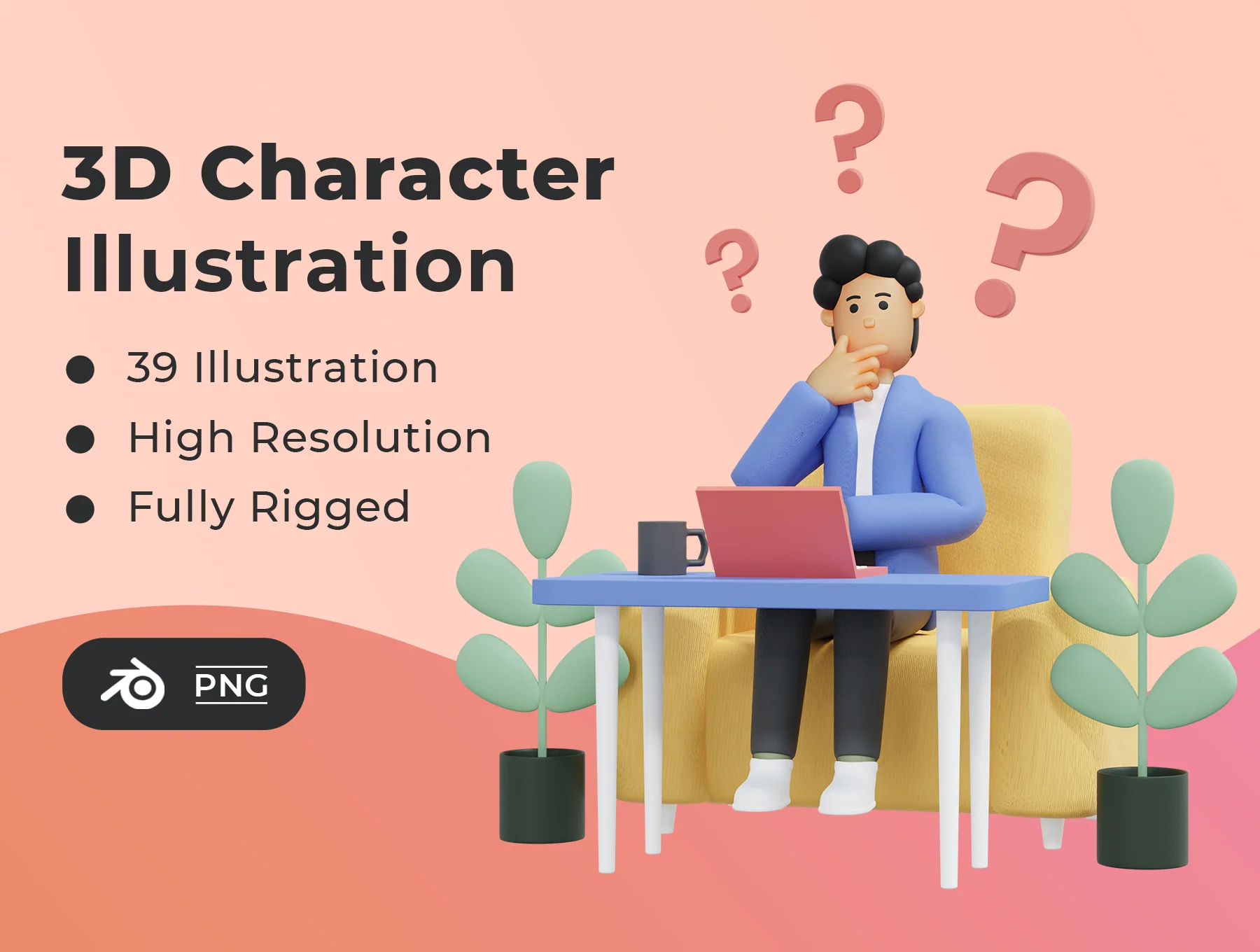 3D Character illustration