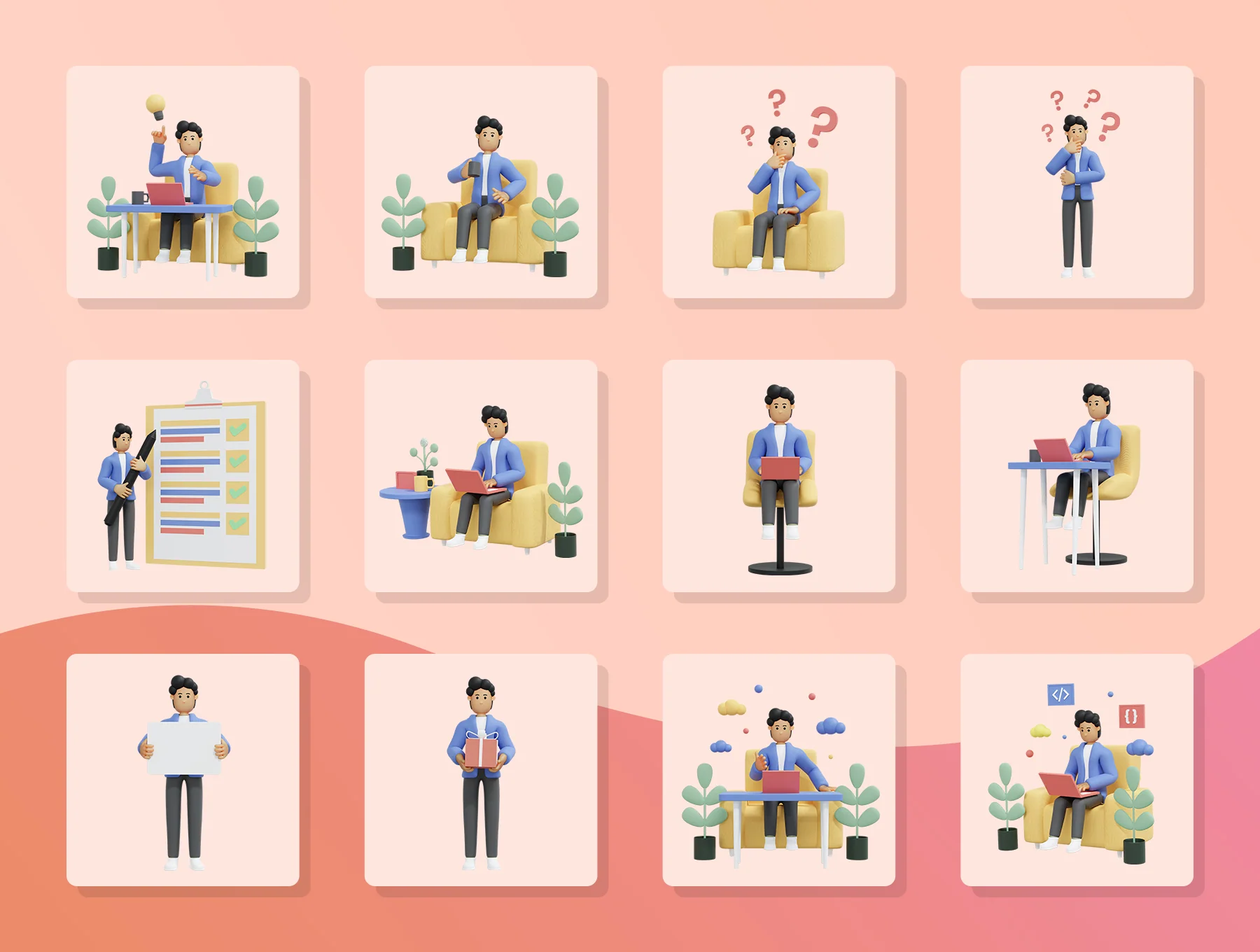 3D Character illustration 5