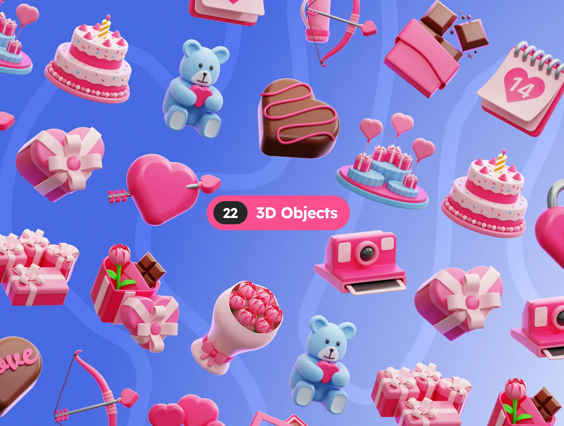 3D Valentine's Day 5