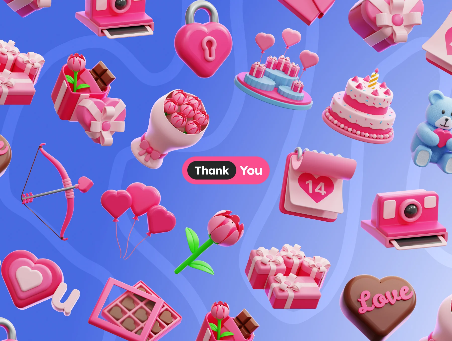 3D Valentine's Day 6