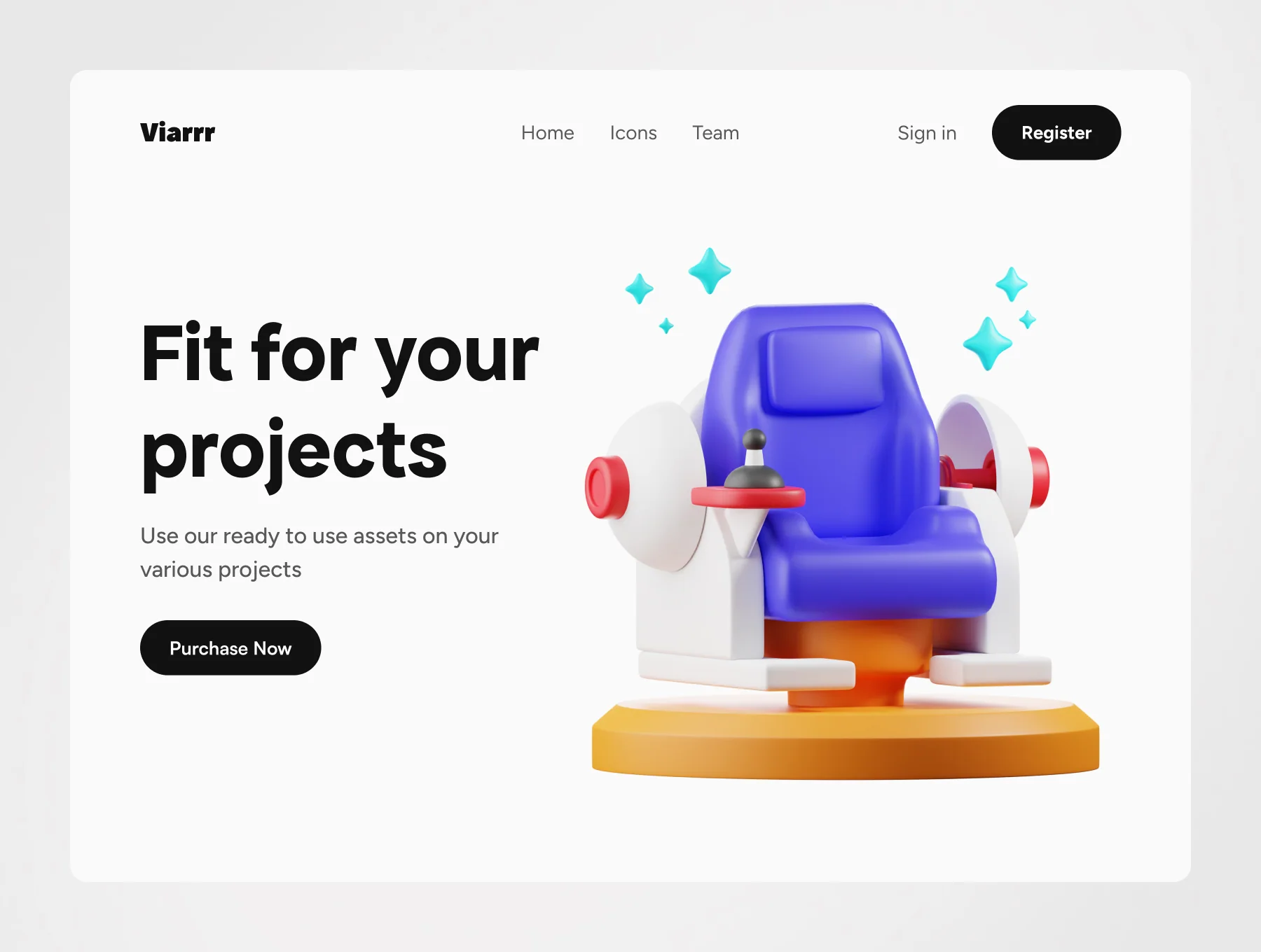 3D Virtual Reality Icons 4