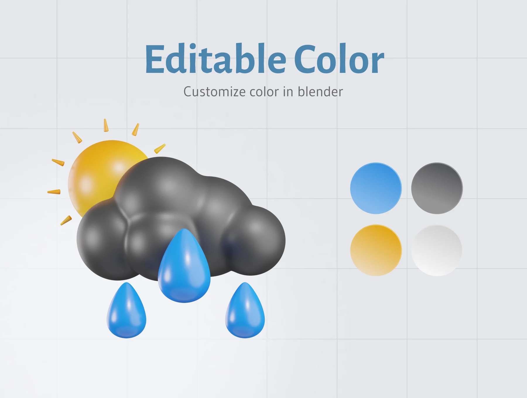 3D Weathers Icon Pack 5
