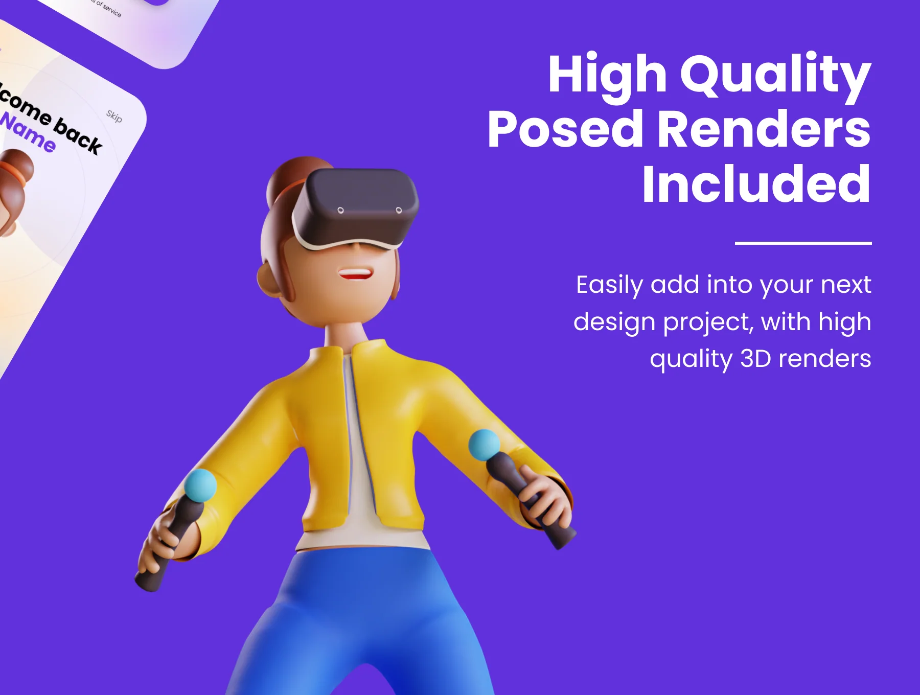 3D Web Illustration - Character Pack 6