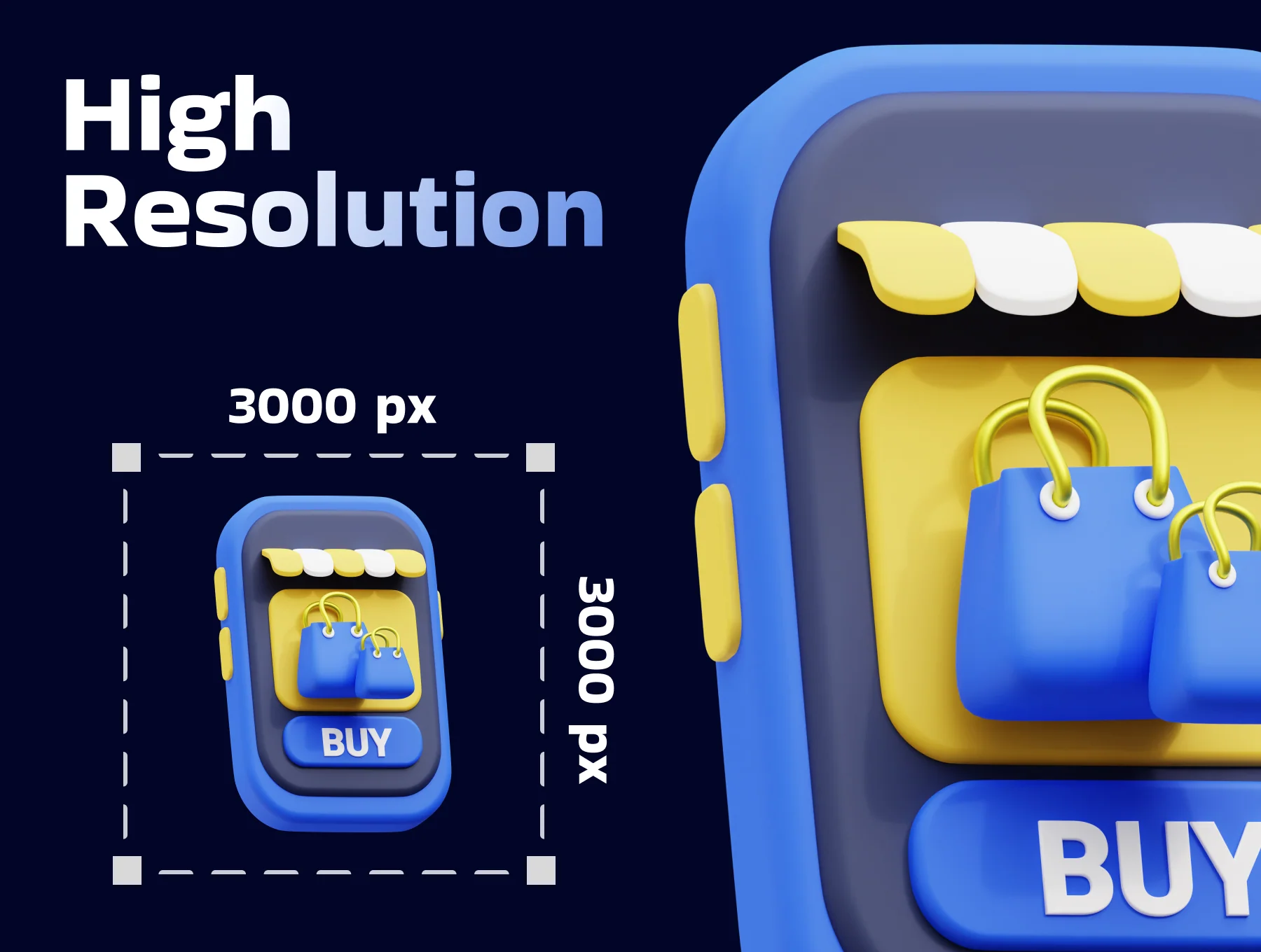 Online Shopping 3D Icon Pack 2