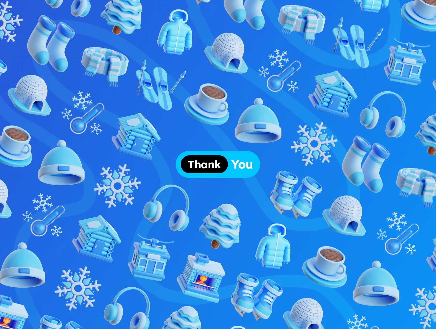 3D Winter Illustrations 6