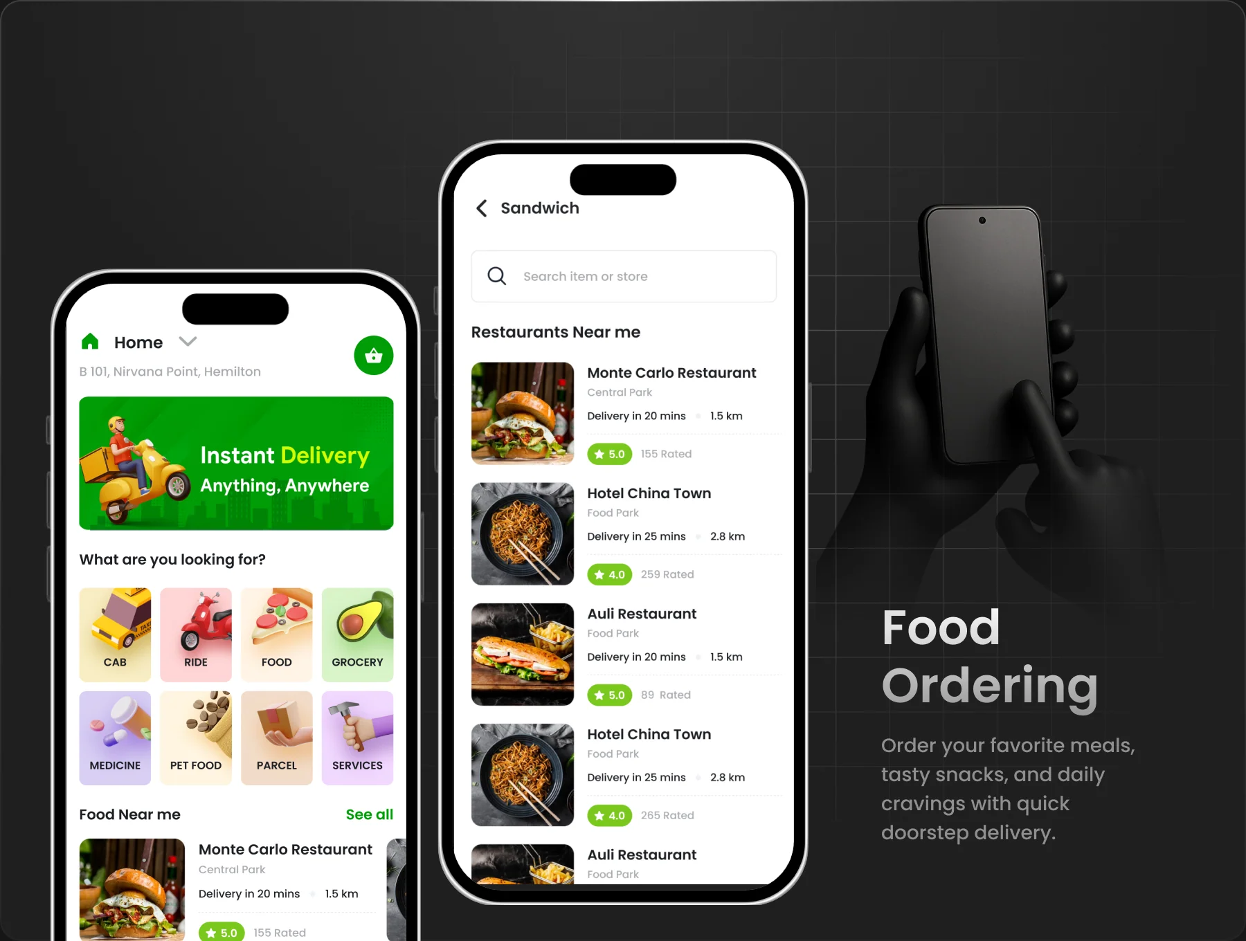4 Apps | Multi Service App | DeliGo 2