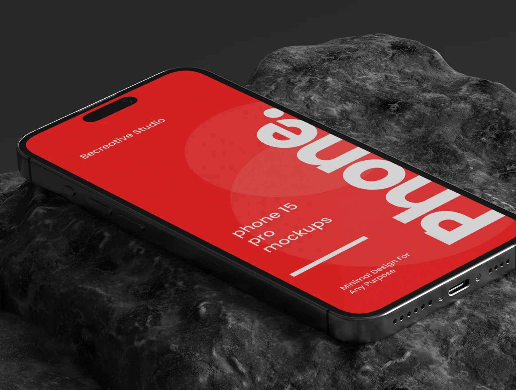 4 iPhone 15 Pro Max Mockups 4