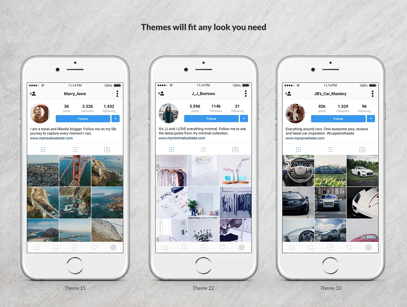 40 Instagram Themes 3