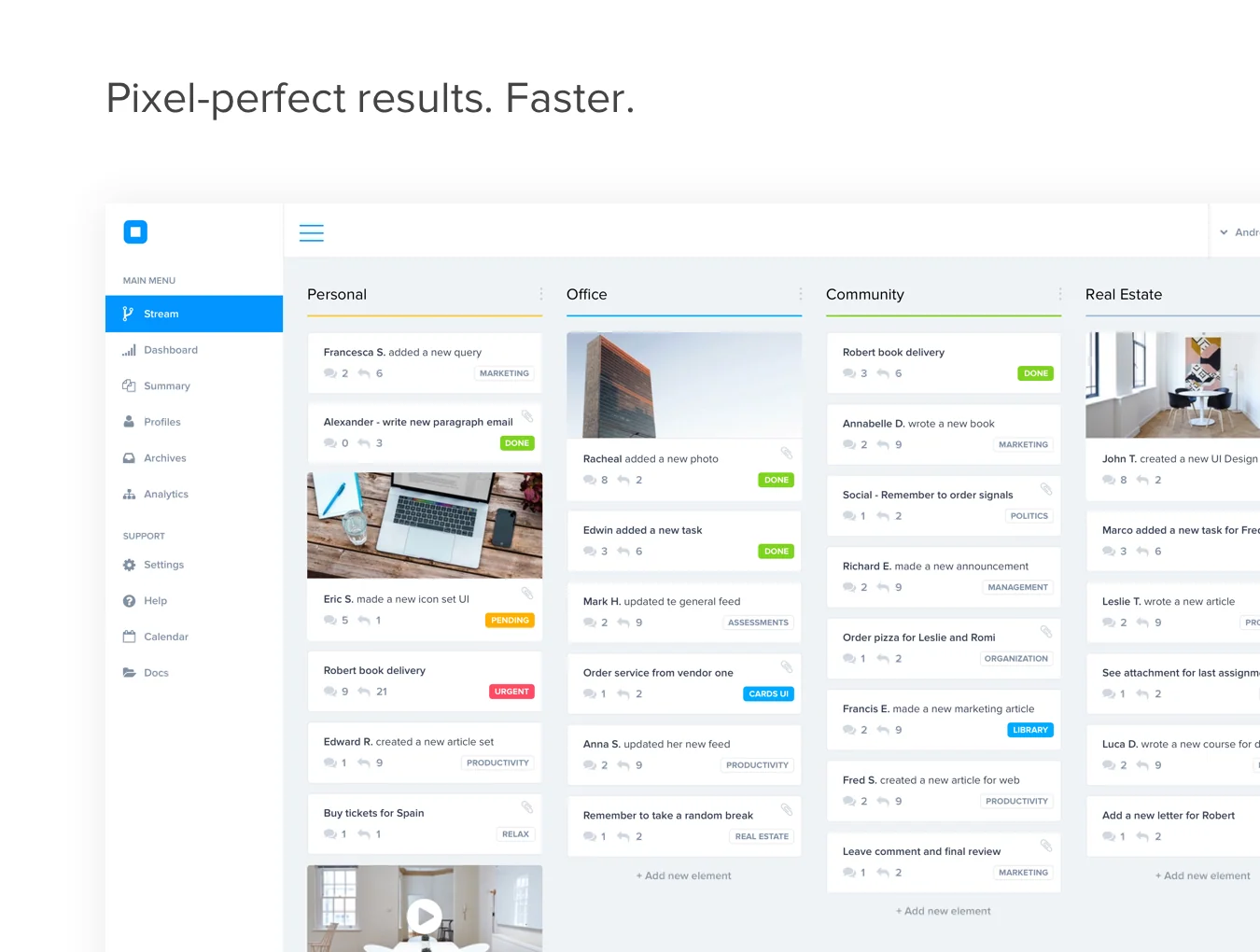 40 Web Dashboard UI Kit 8