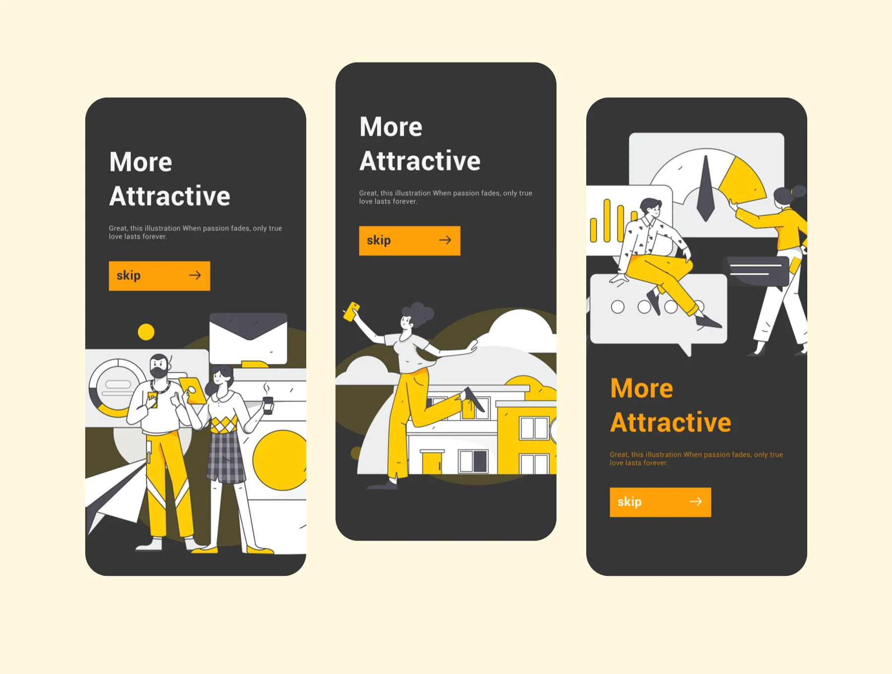 41 line flat vector illustrations 5