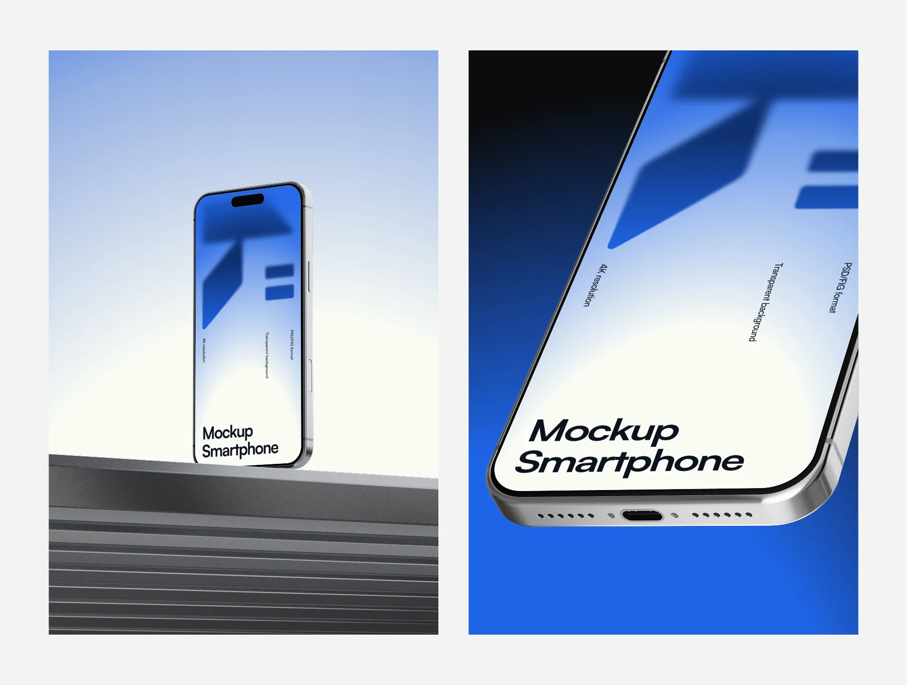 44 Device Mockups — Metal Scene Pack (PSD & FIG) 5