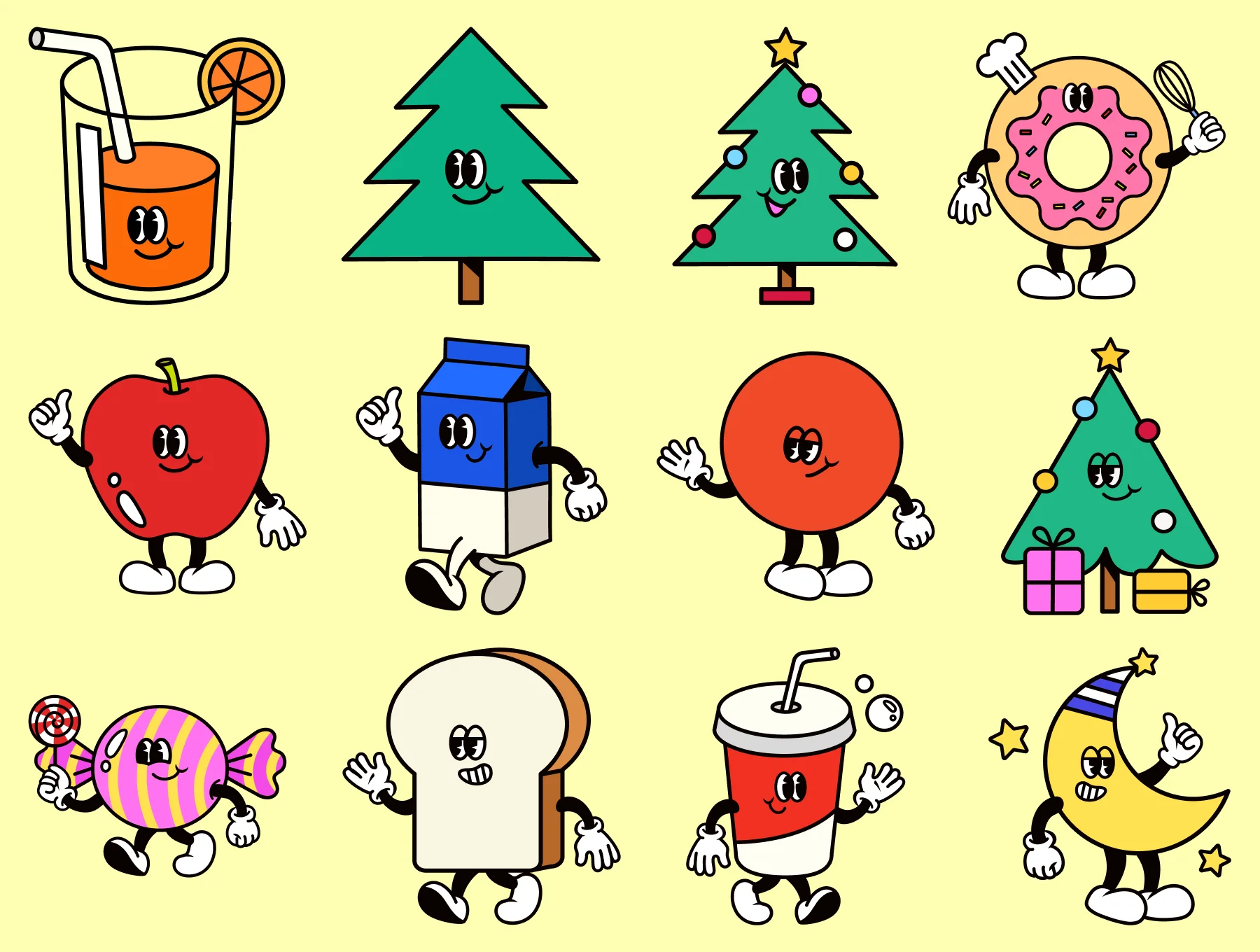 44+ RETRO  CHARACTERS 2 2