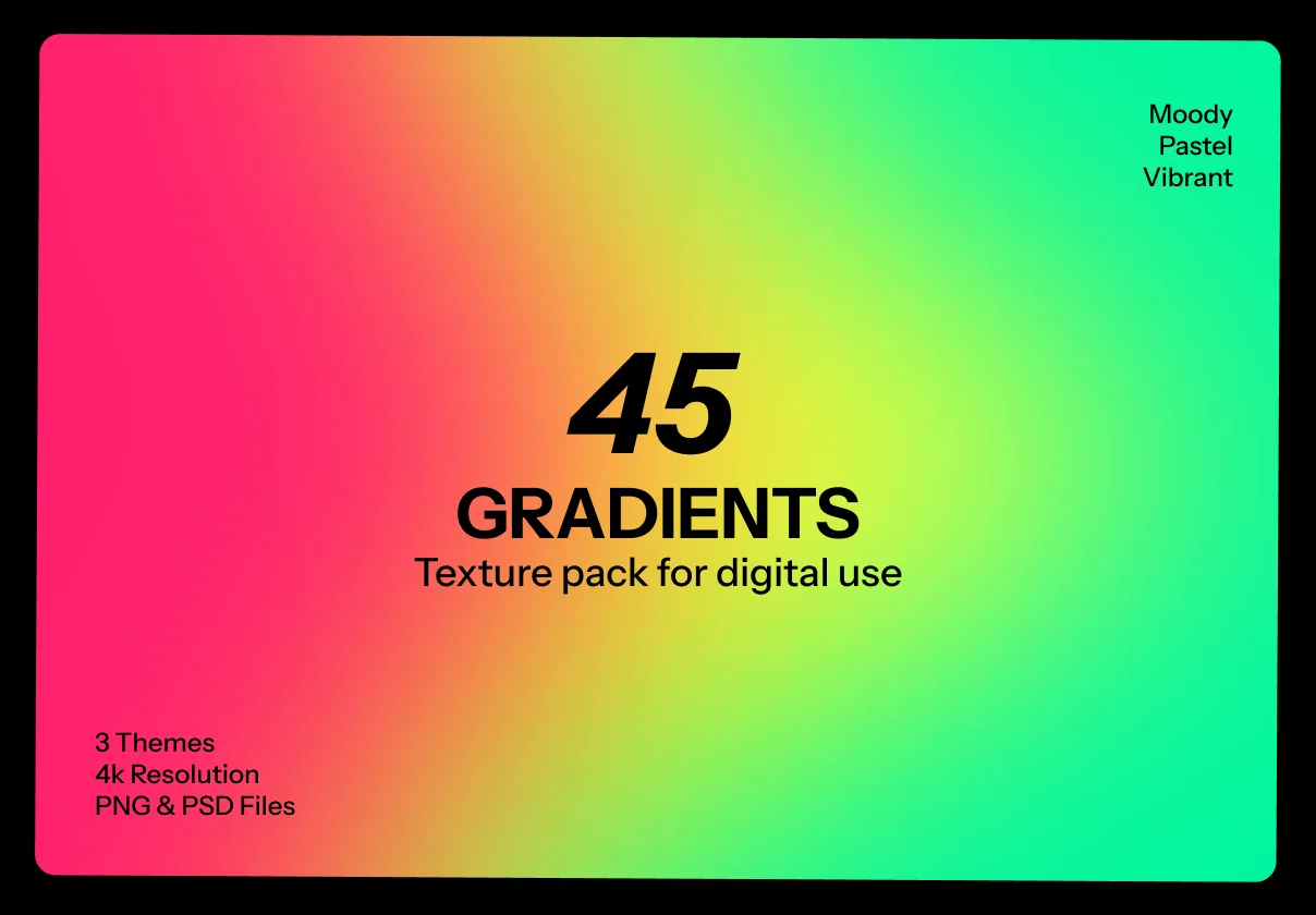 45 Gradients Texture Pack