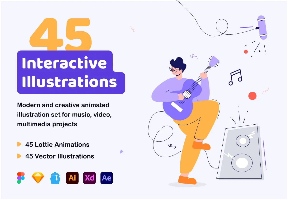 45 Interactive Illustrations