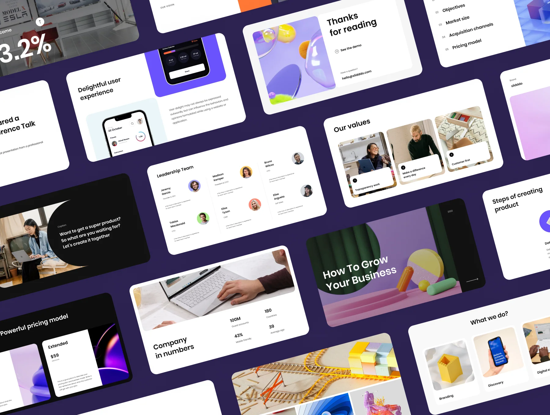 457 Slides Pitch Deck Template 5