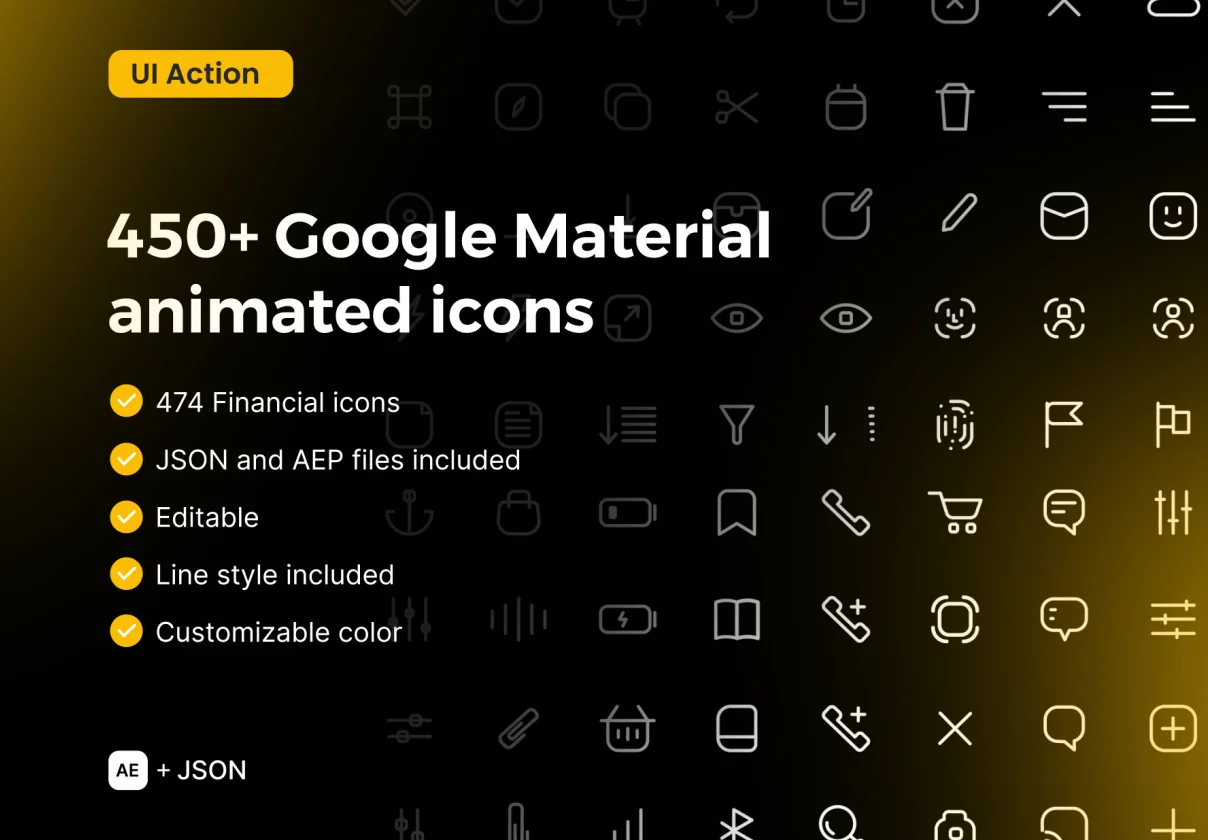 474 Google Material animated icons