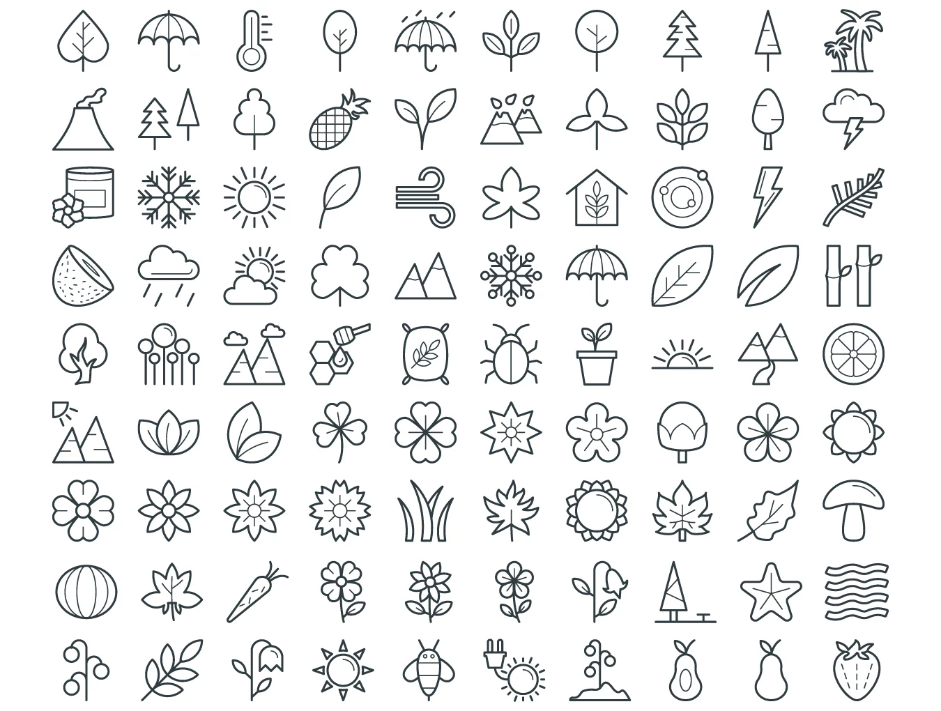 4800 Line Icons 4