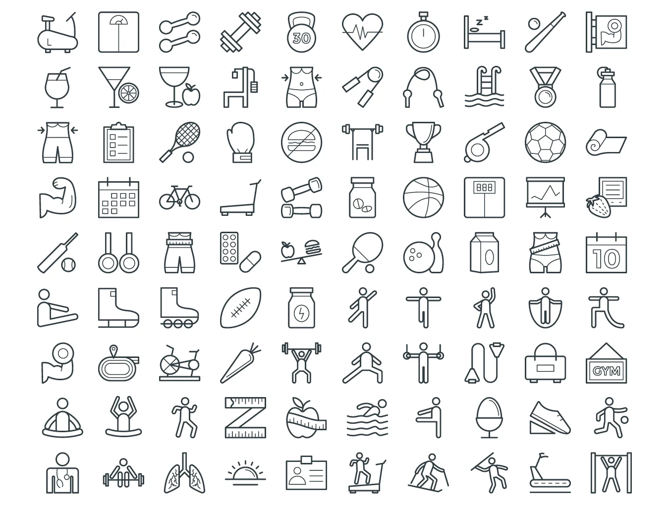 4800 Line Icons 6