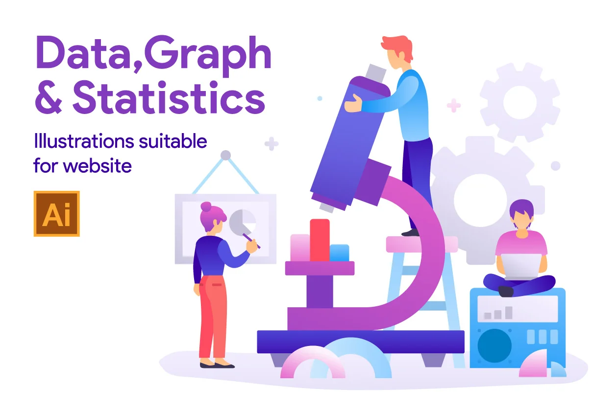 Statistic Web Illustrations
