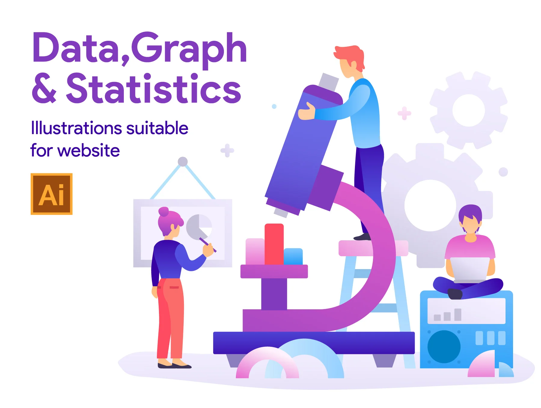 Statistic Web Illustrations
