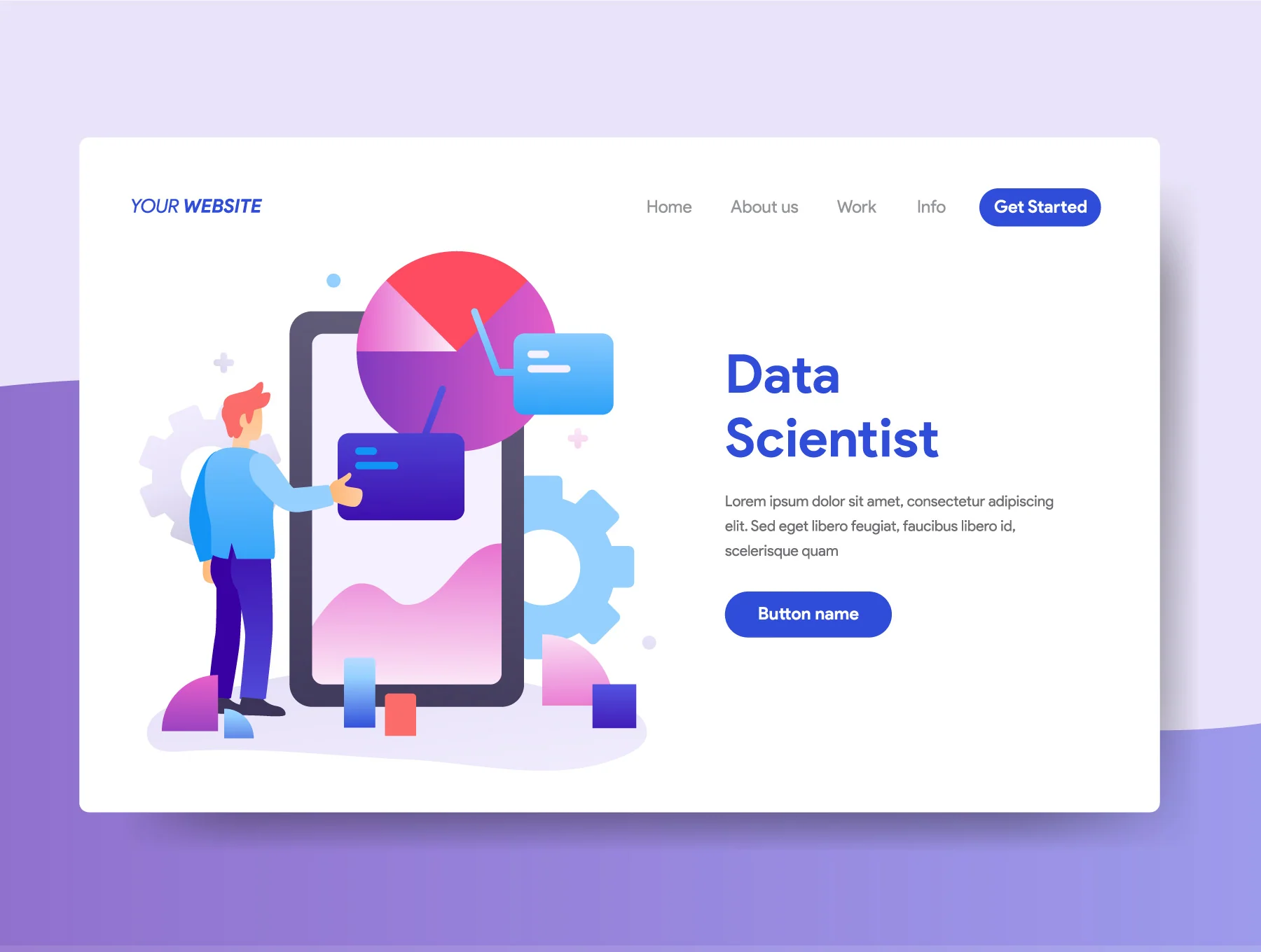 Statistic Web Illustrations 4