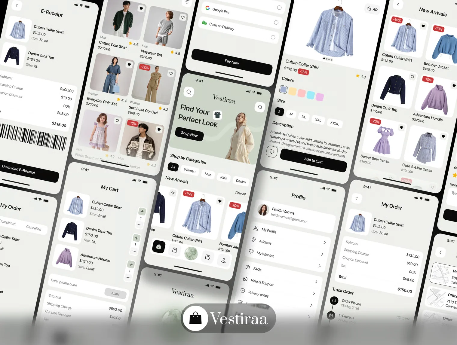 5-in-1 E-commerce Mobile App UI Kit Bundle 3