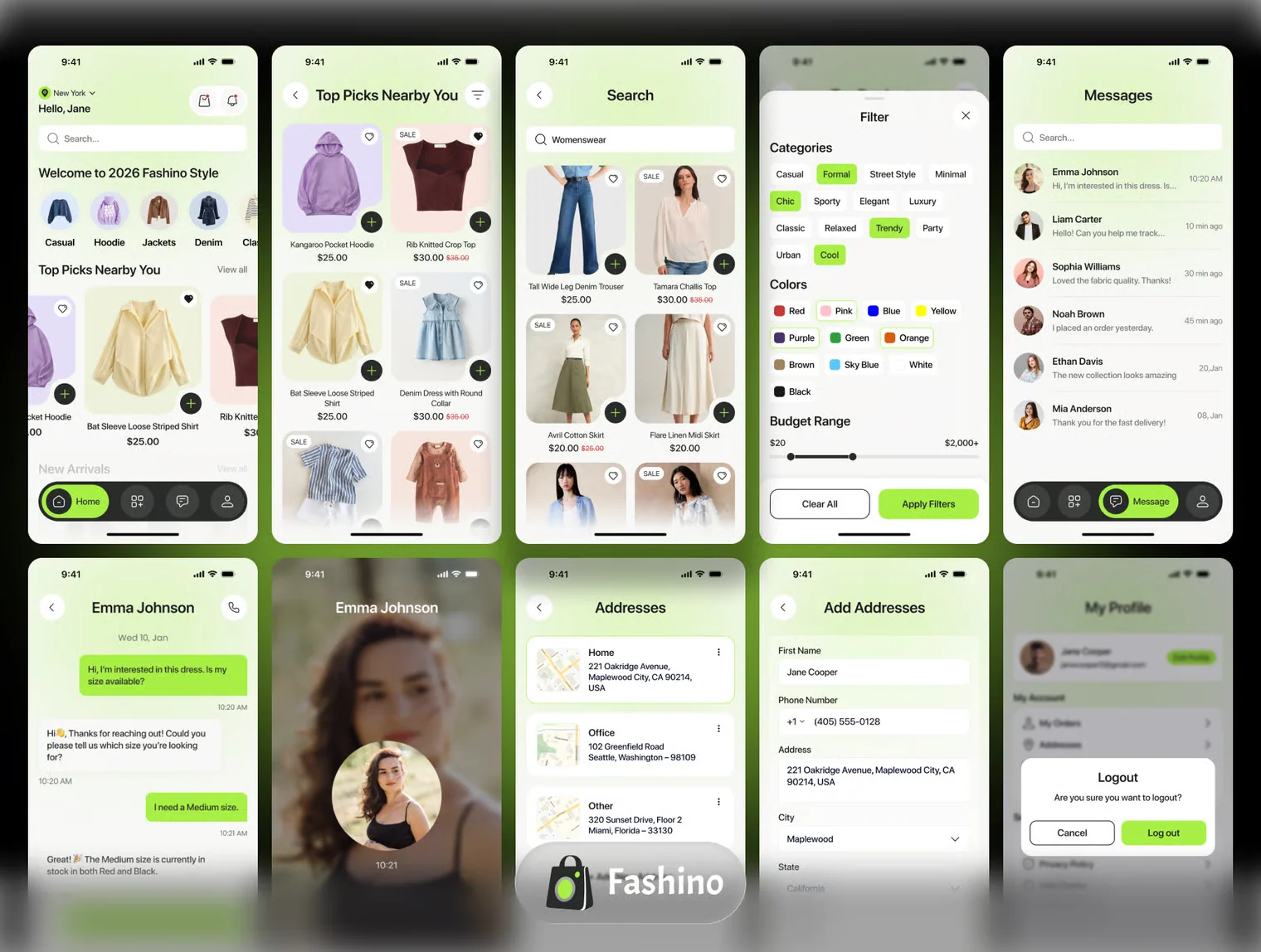 5-in-1 E-commerce Mobile App UI Kit Bundle 6