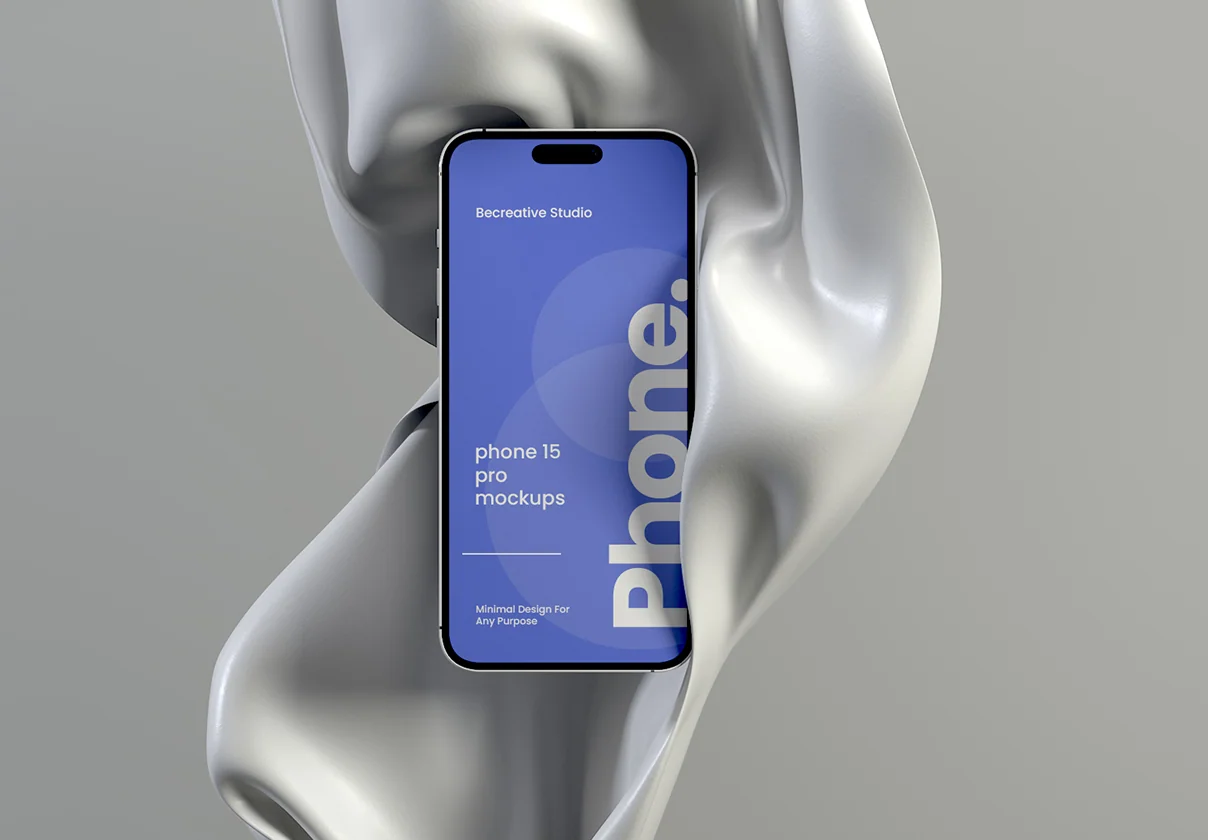 5 iPhone 15 Pro Max Mockups