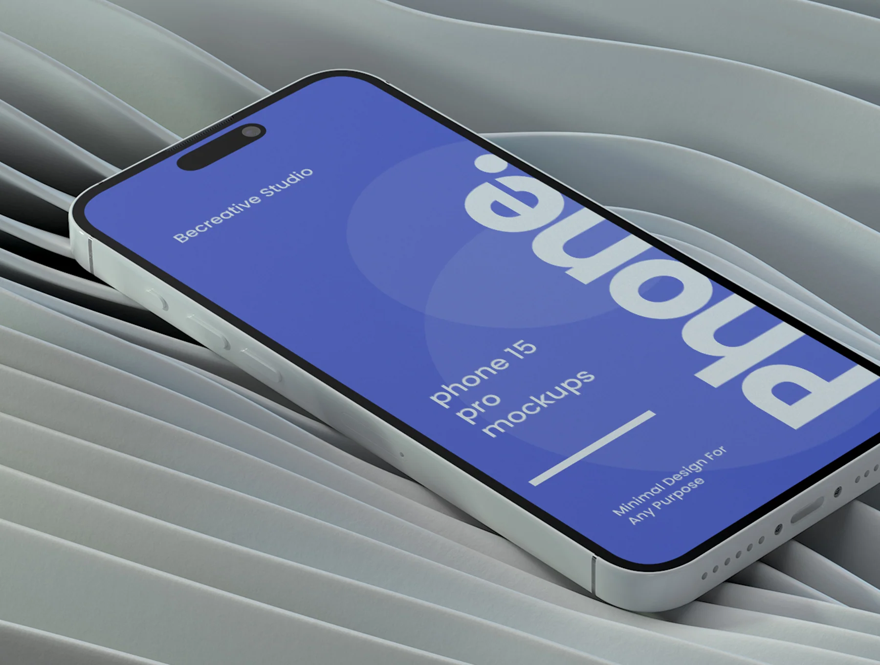 5 iPhone 15 Pro Max Mockups 2