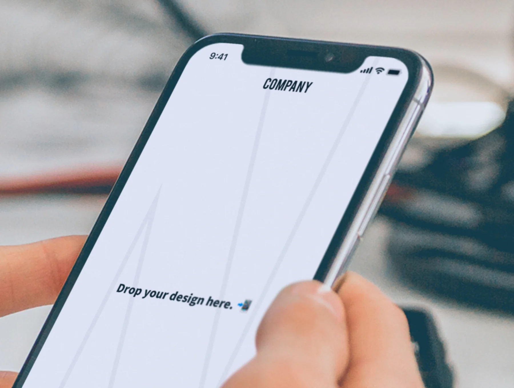 5 iPhone X Photorealistic mockups 4
