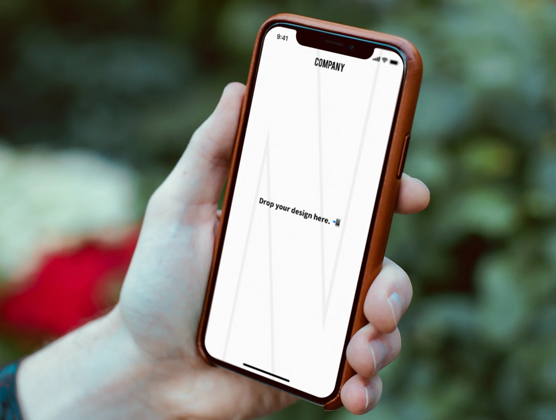 5 iPhone X Photorealistic mockups 5