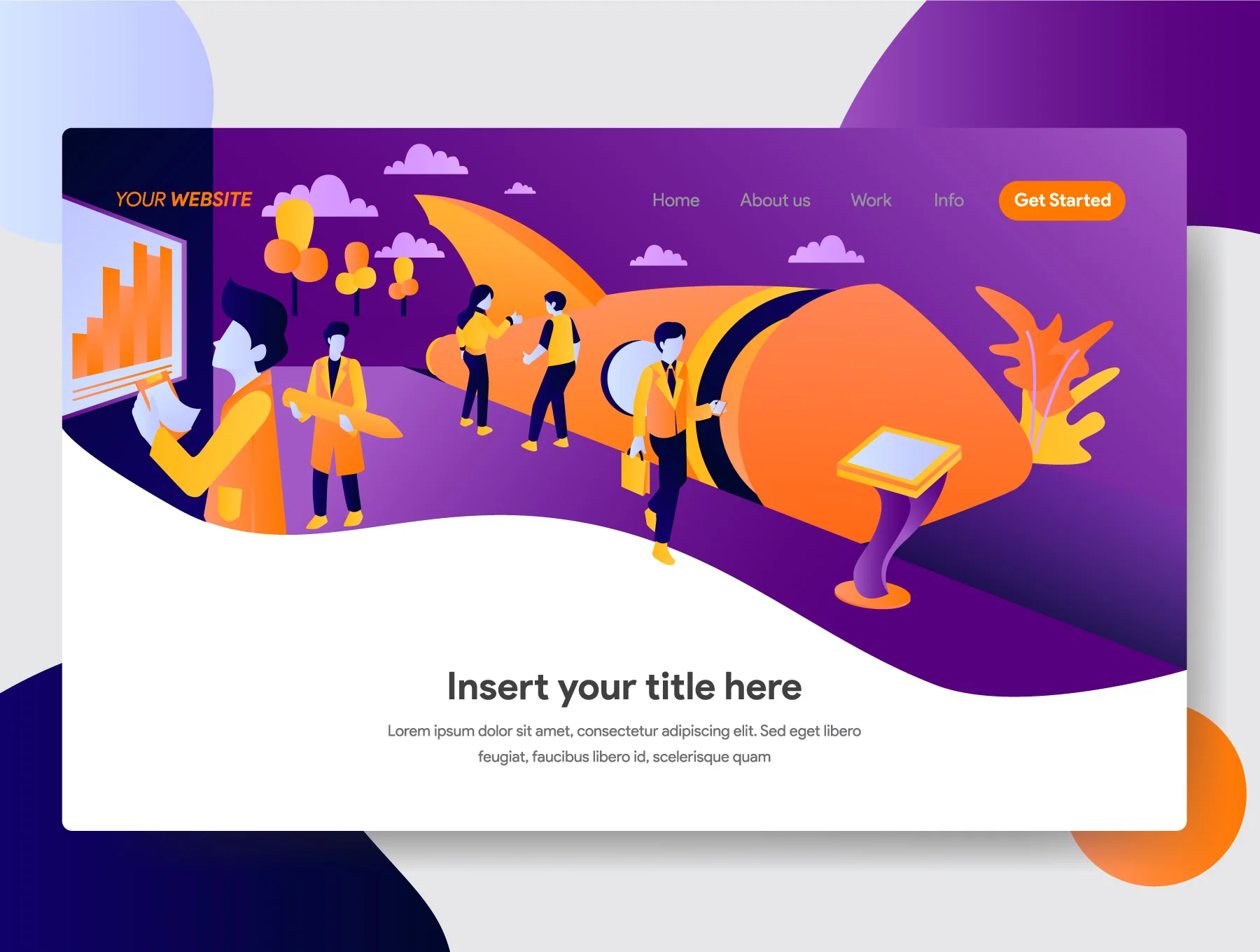 5 Startup Business Illustration with Space Theme 4