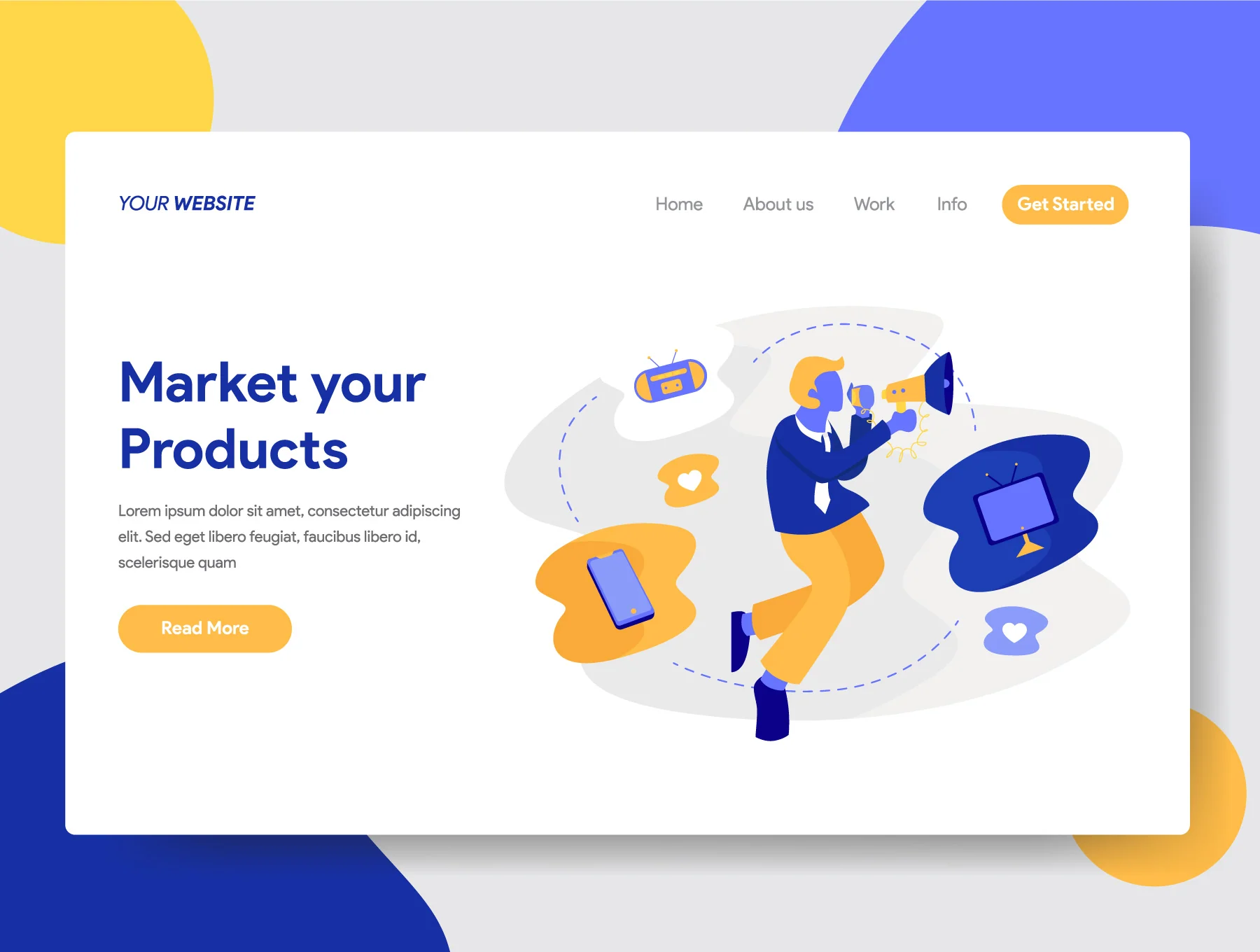 5 Traditional Marketing Illustration 5