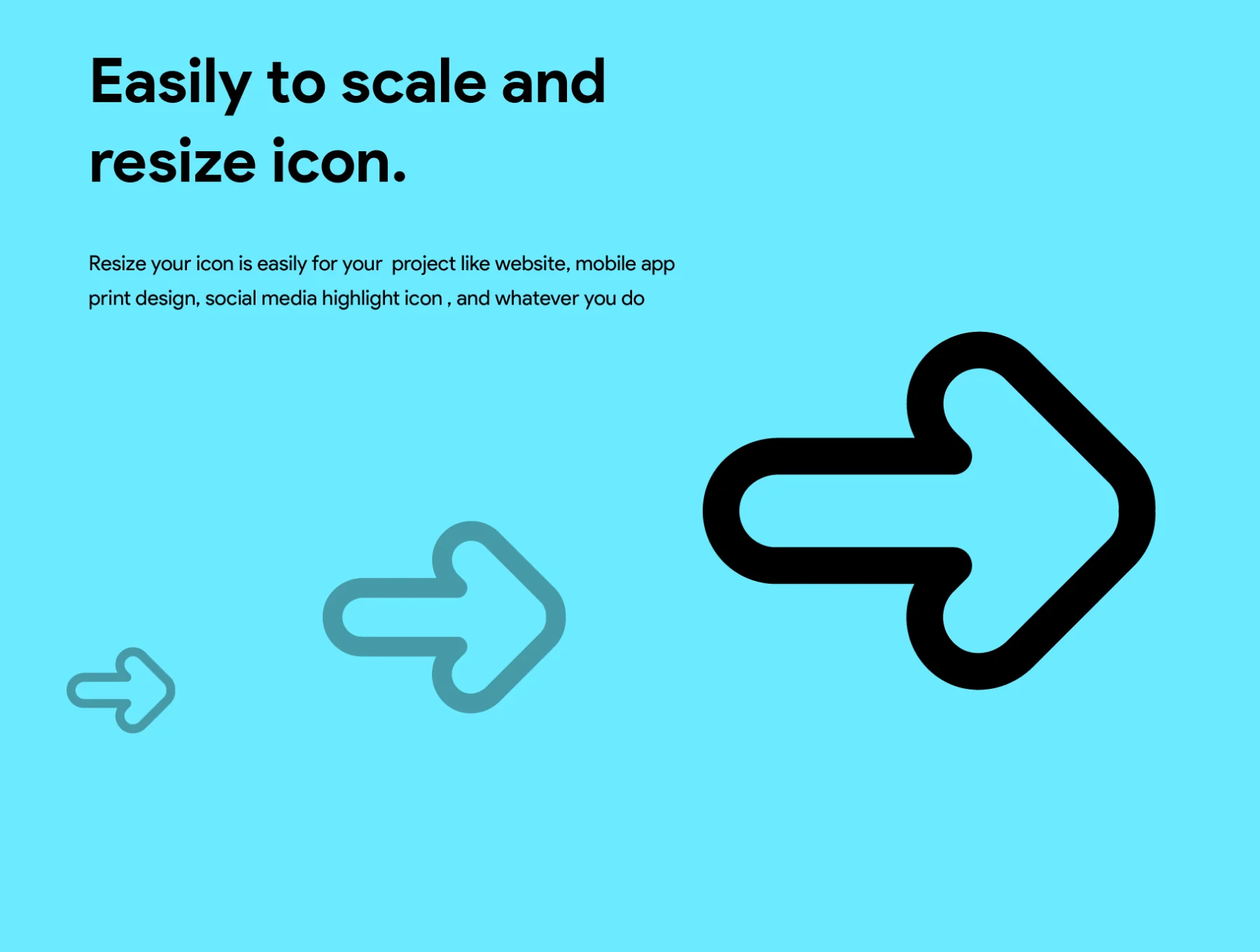 50 Arrow Line Icon V2 3