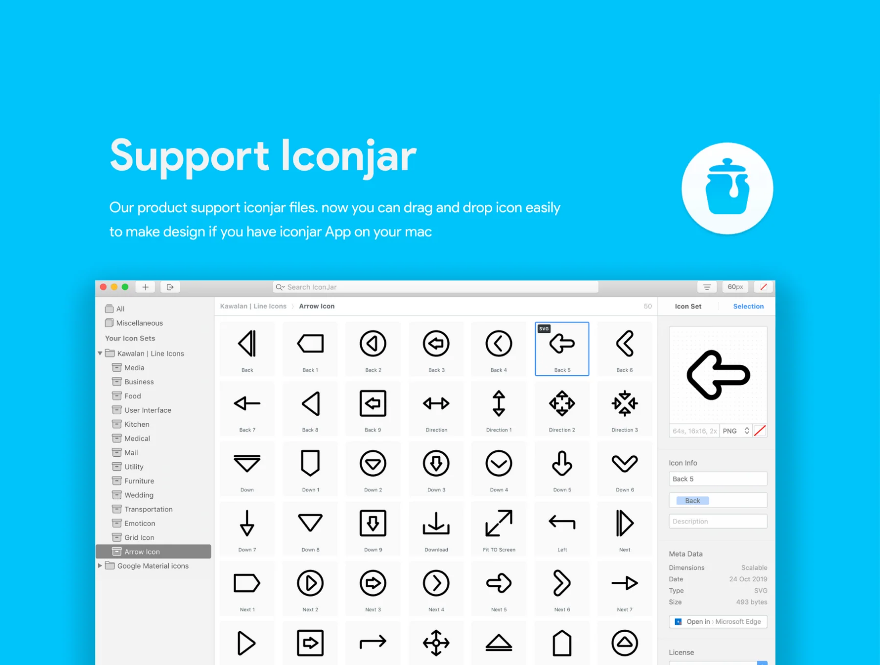 50 Arrow Line Icon V2 6