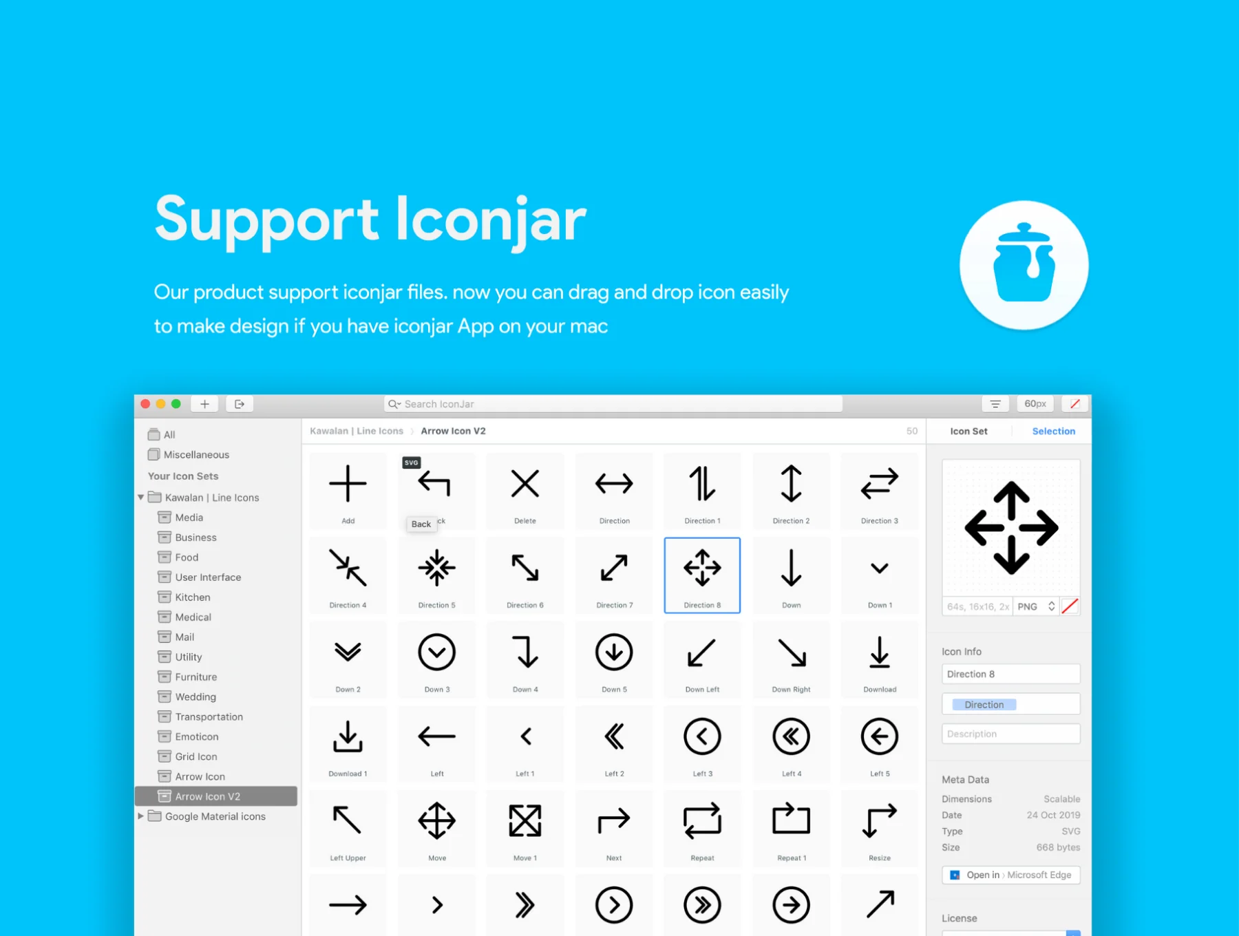 50 Arrow Line Icon V3 6