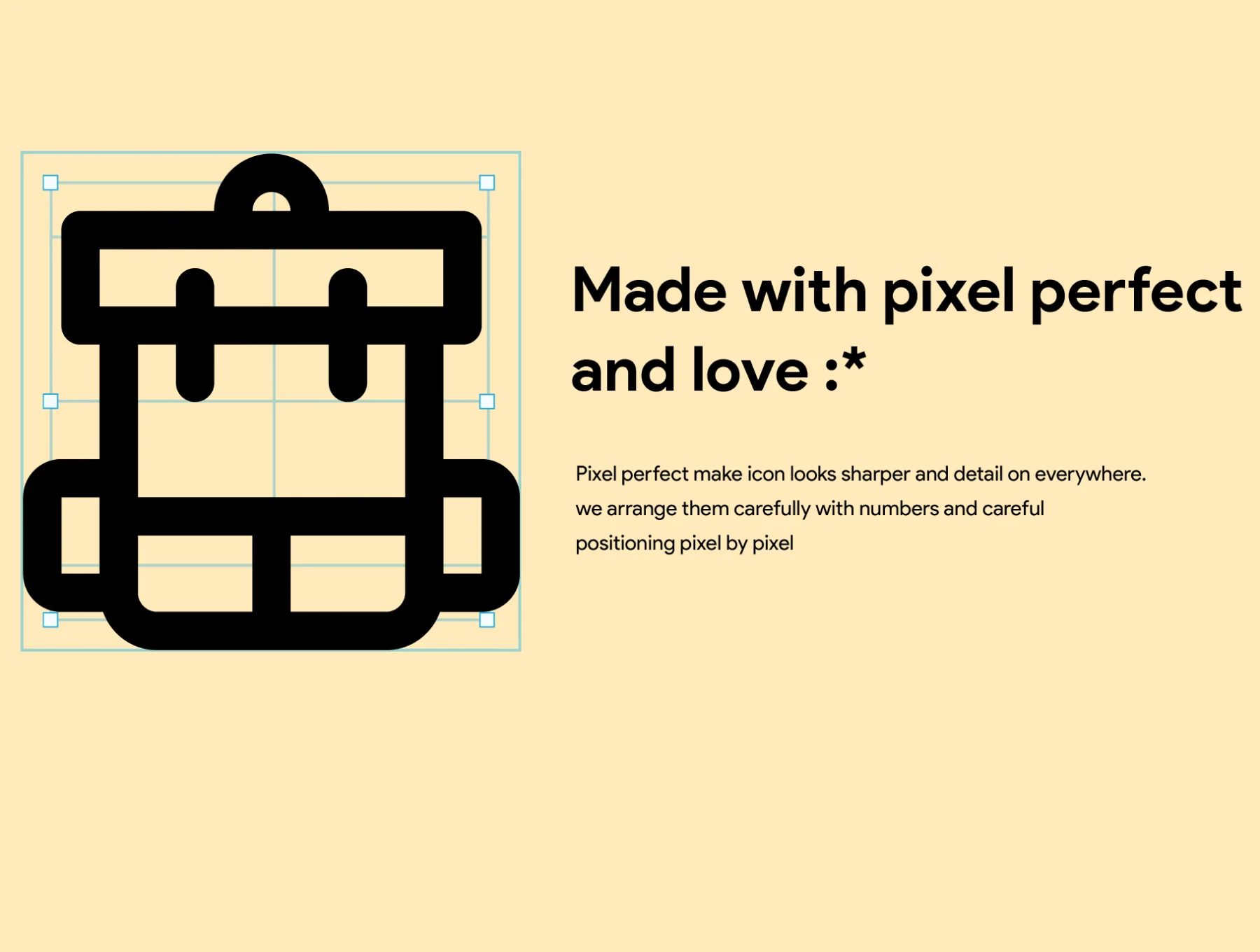 50 Bag Model Line Icon 2