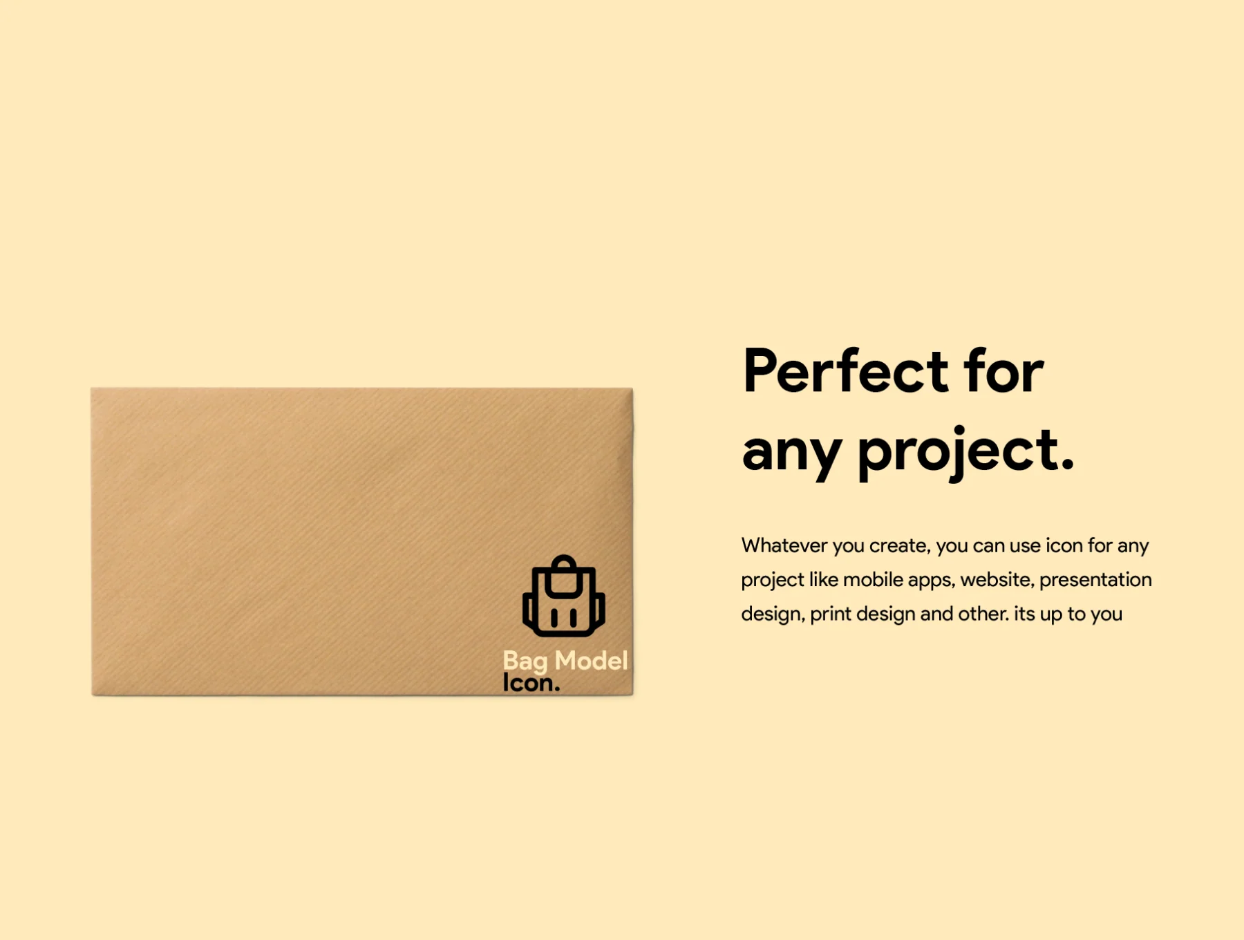 50 Bag Model Line Icon 5