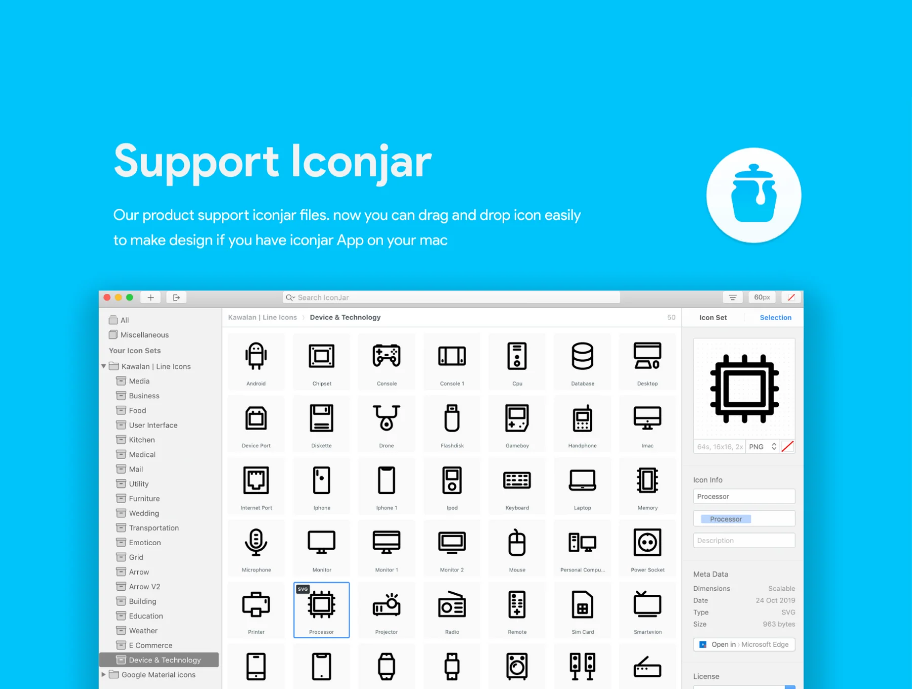 50 Device & Technology Line Icon 6