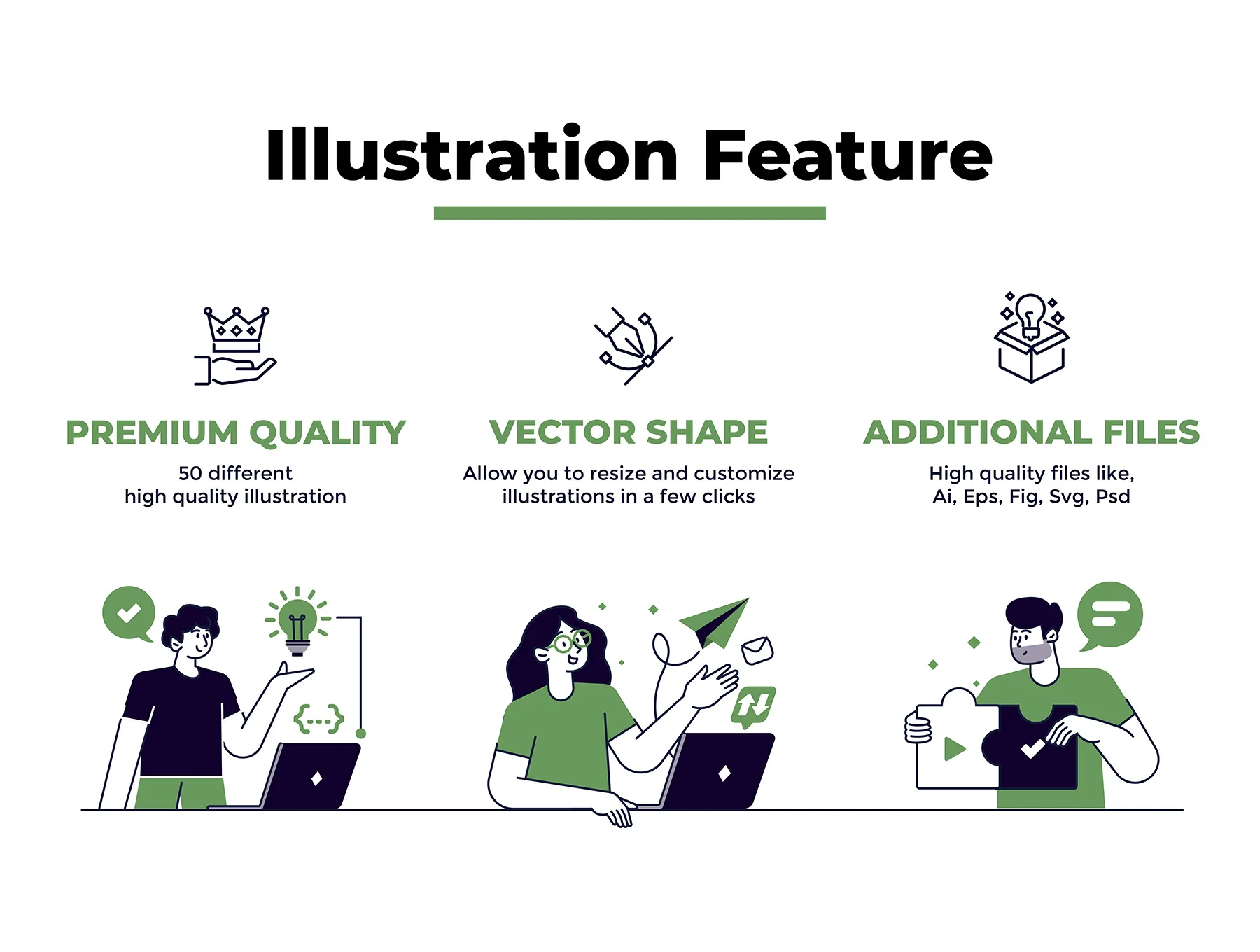 50 Digital Business Activities Illustrations vol.2 2